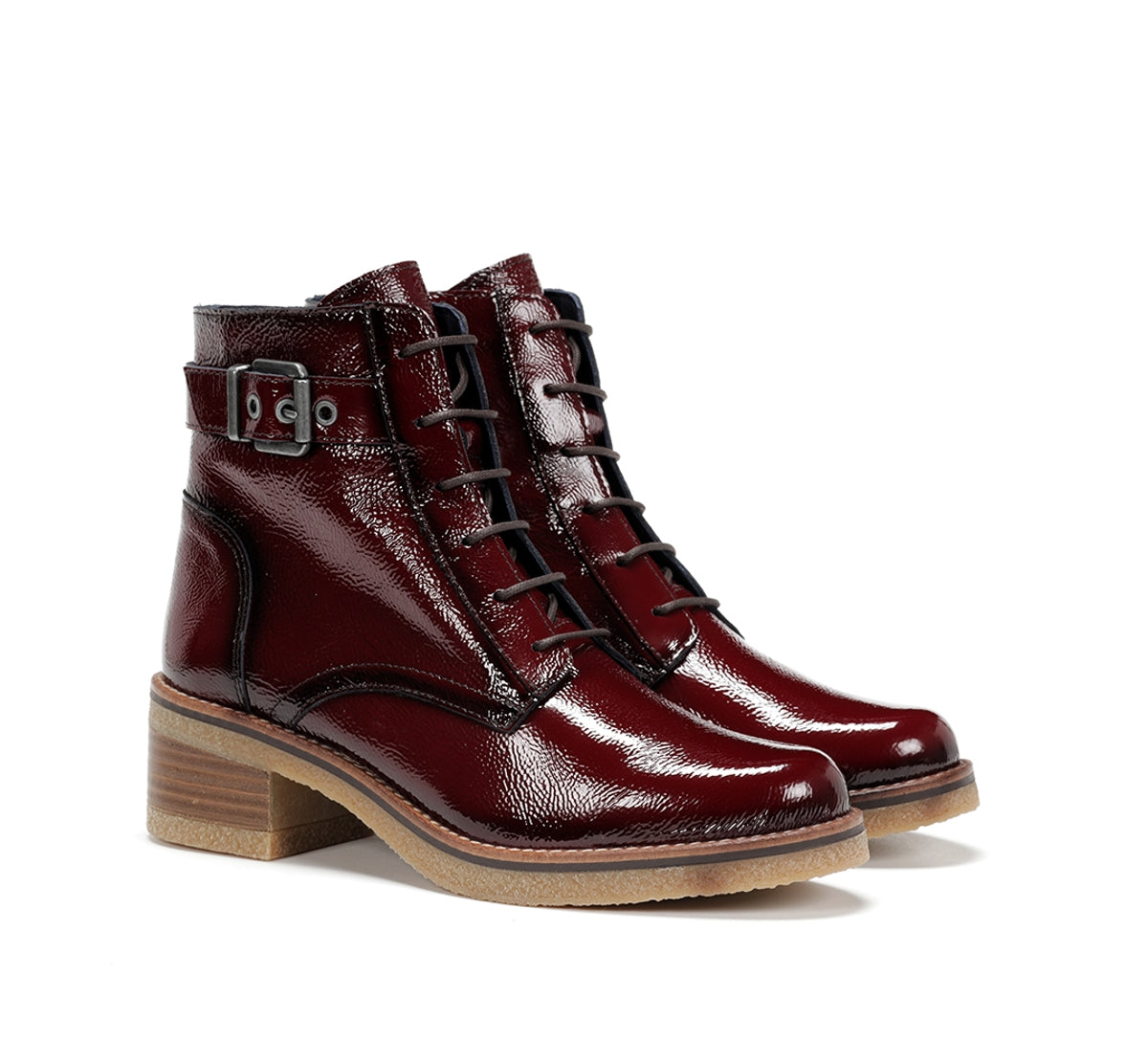 Dorking by Fluchos Lucero D8686 bottine femme bordeaux talon