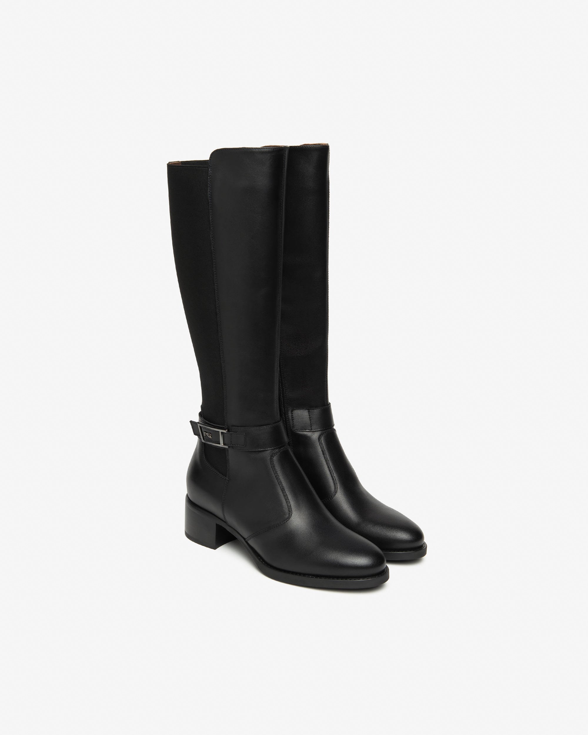 Nero Giardini Boots bottines cuir tissu memory