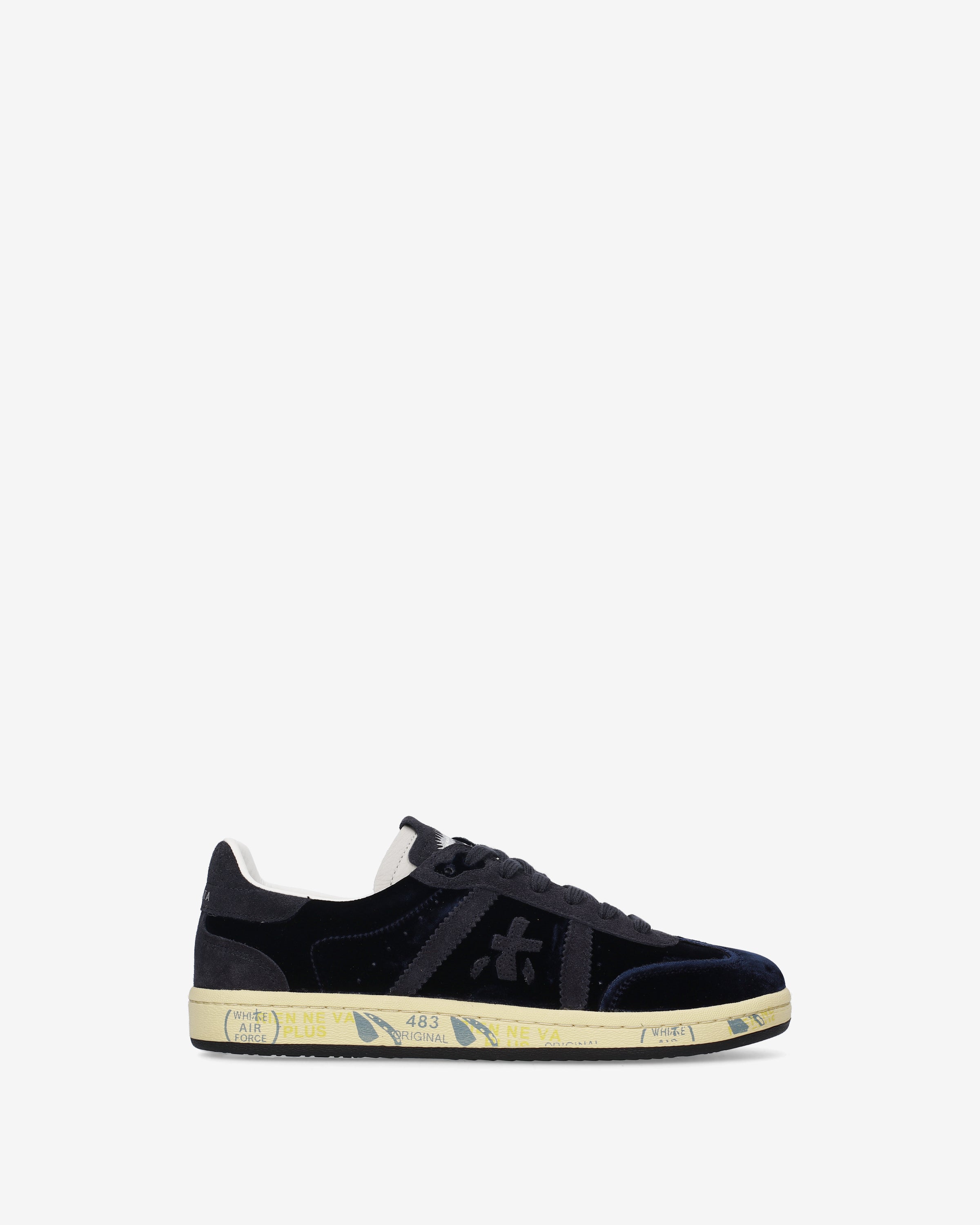 Premiata Bonnied 8705 baskets bleu marine velours