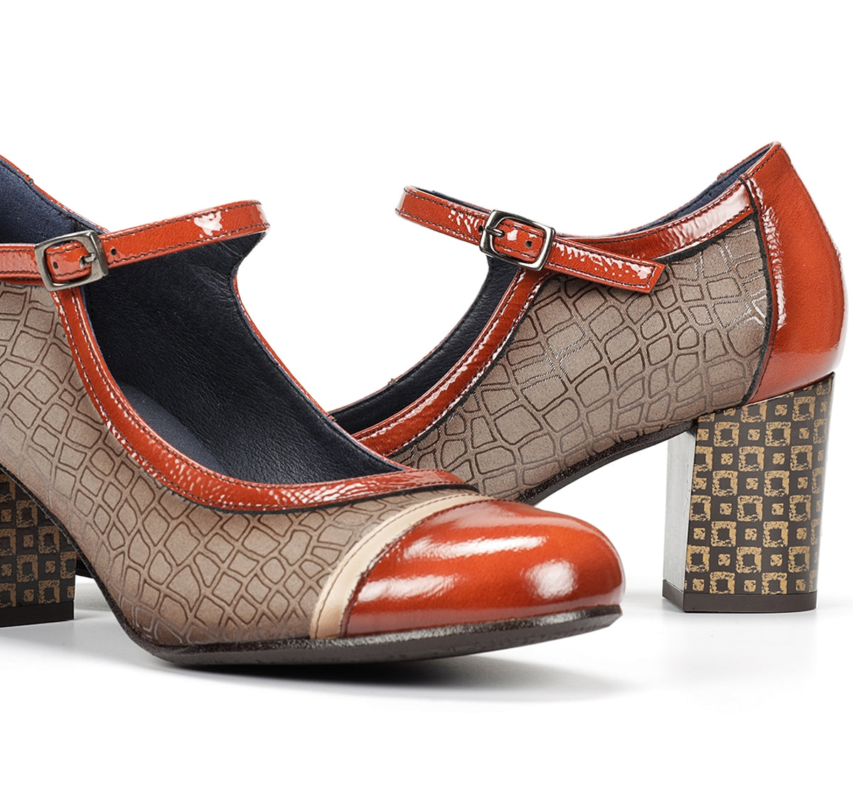 Dorking by Fluchos Rodin D8669 chaussure taupe femme