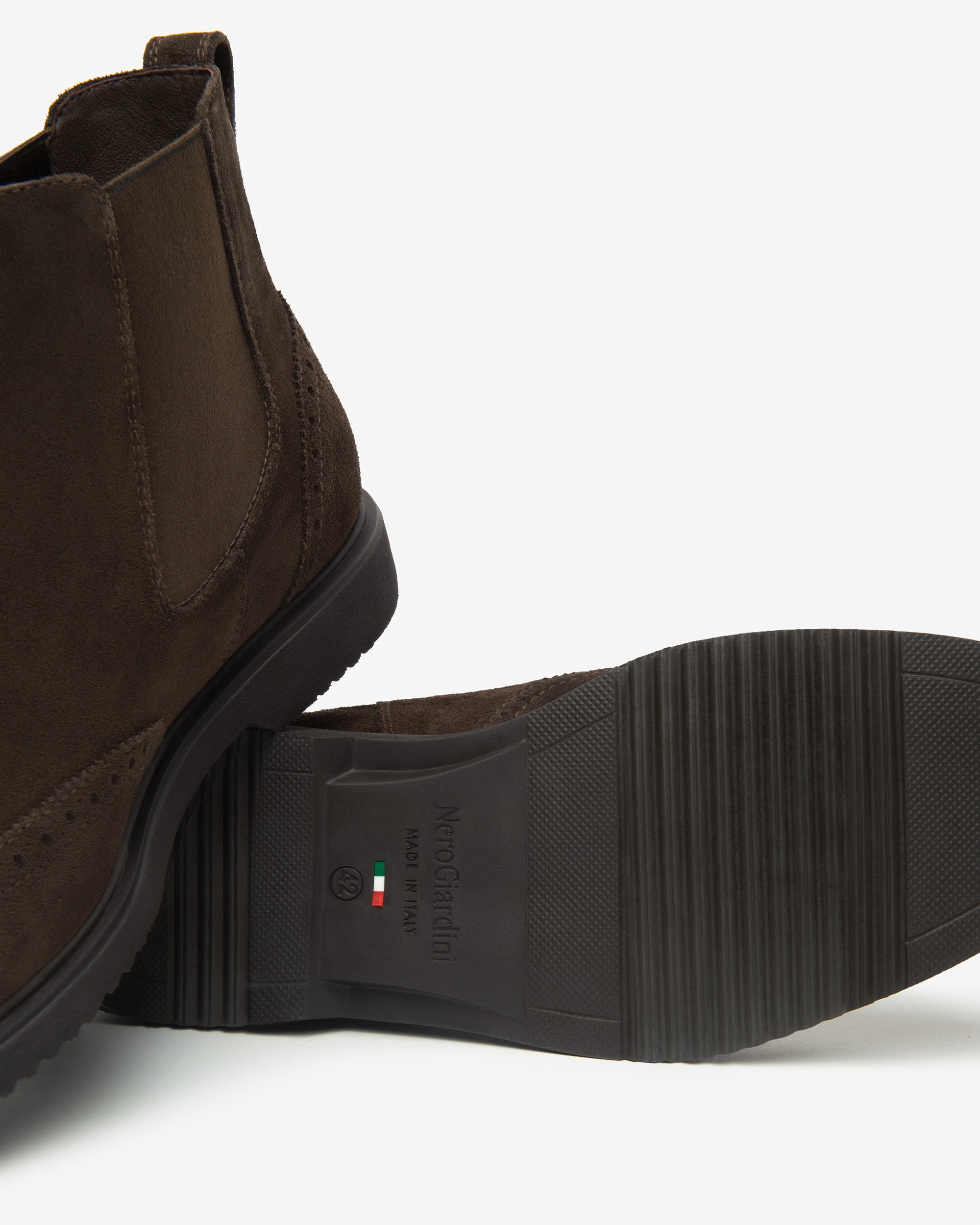 Nero Giardini Chelsea Boots bottines homme daim pointure 42
