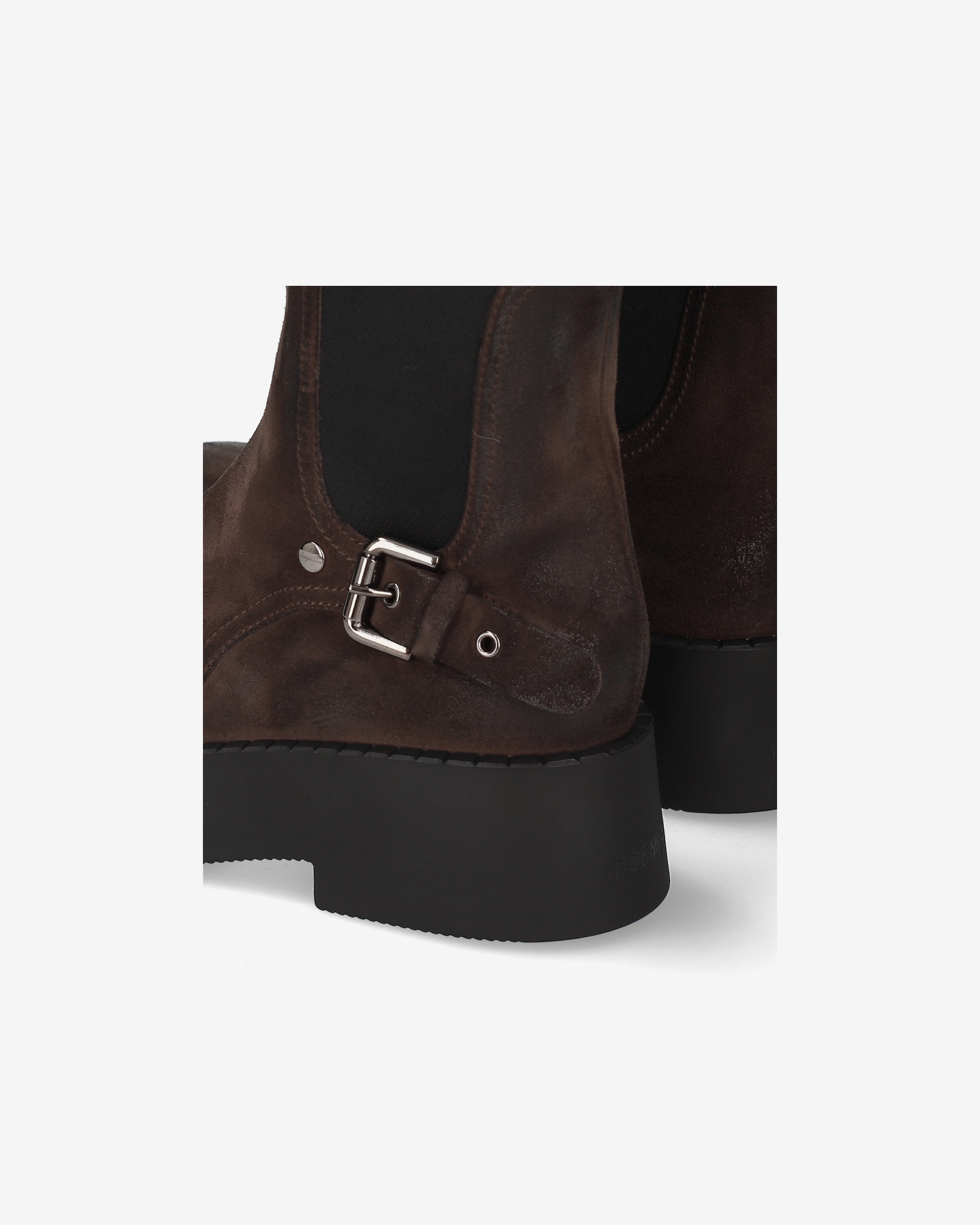 Premiata Chelsea Moka Platform boots moka femme