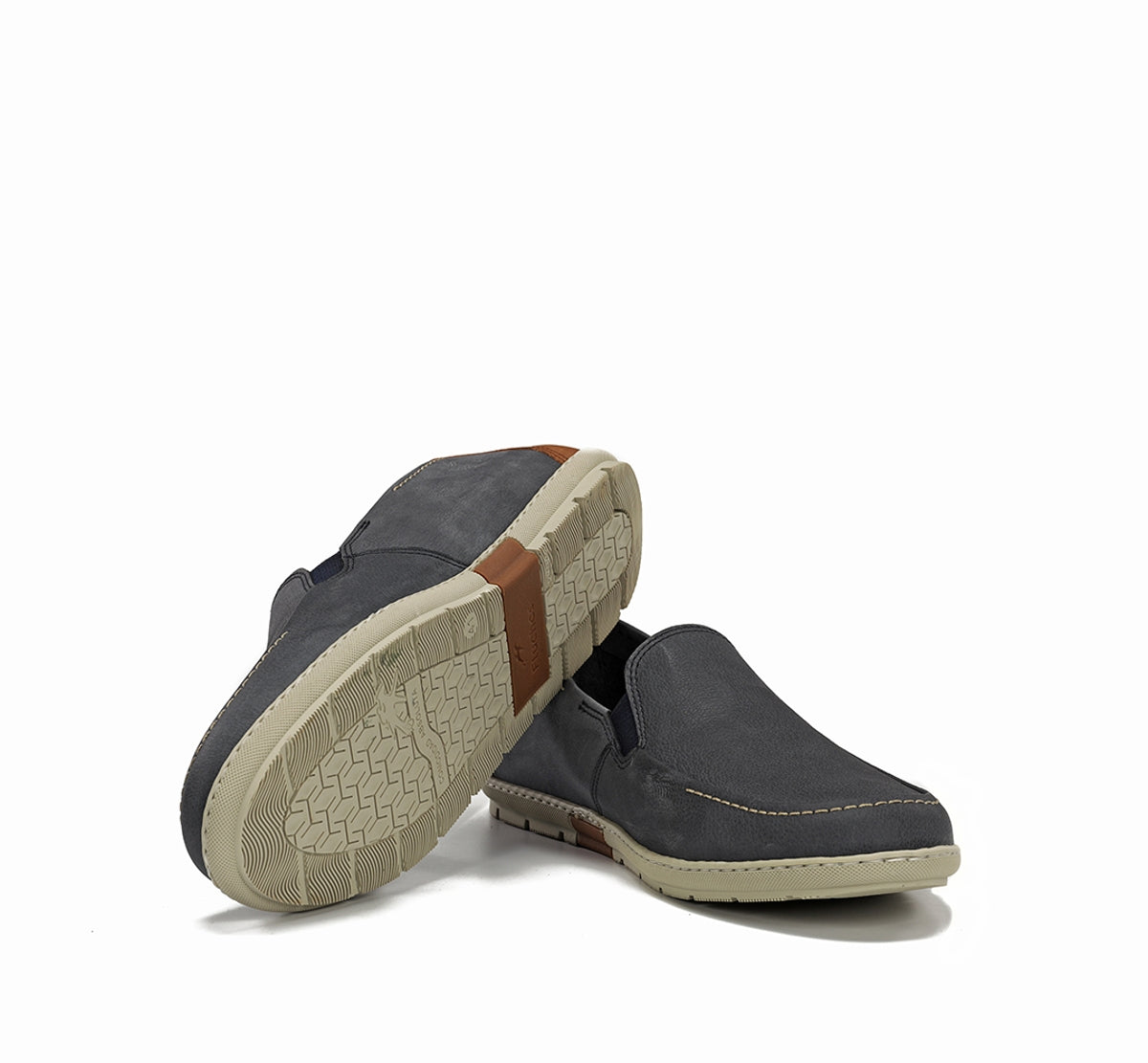 Fluchos Andy F2370 slip on homme bleu confort
