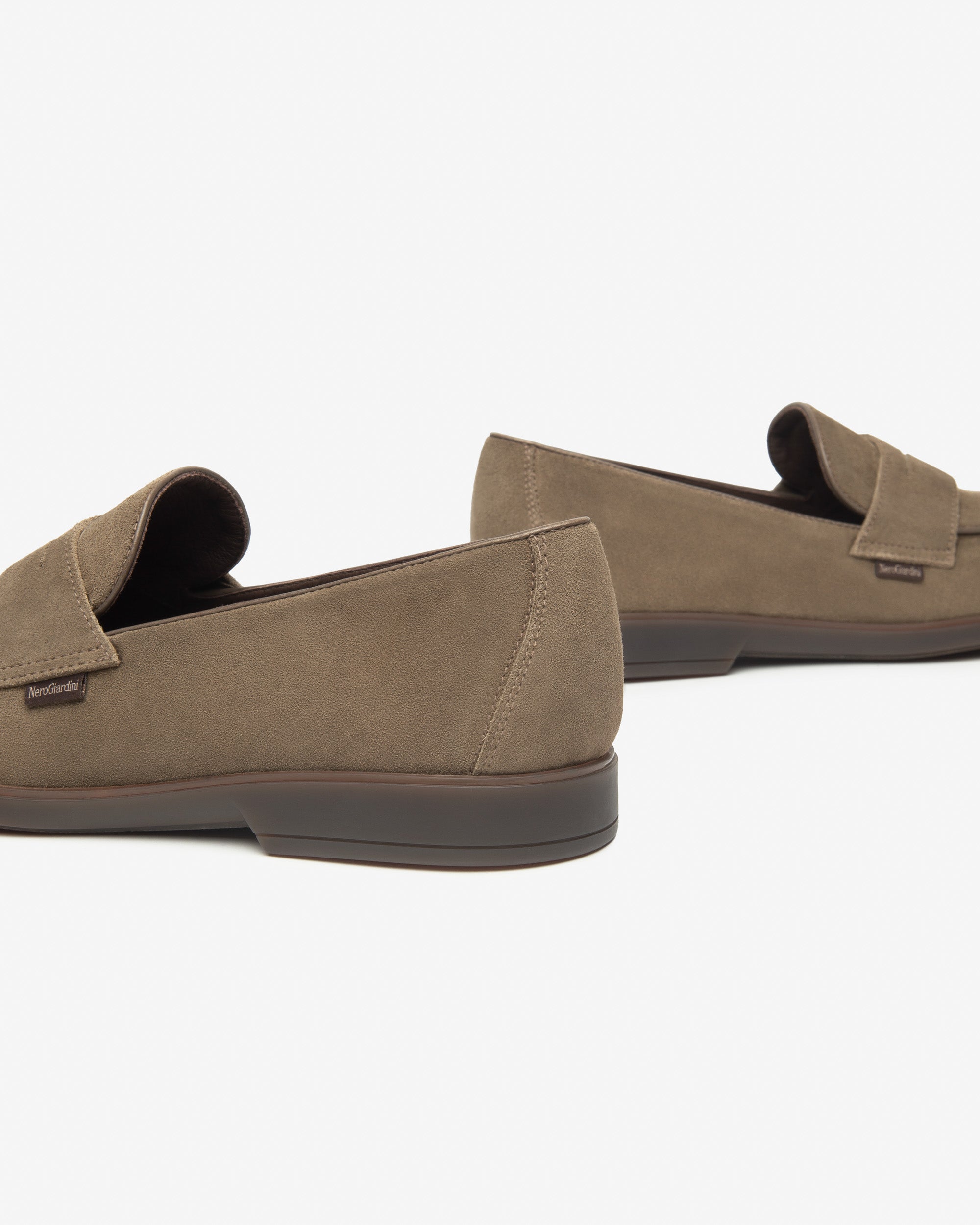 Nero Giardini Loafers Mocassins Daim Homme Confort