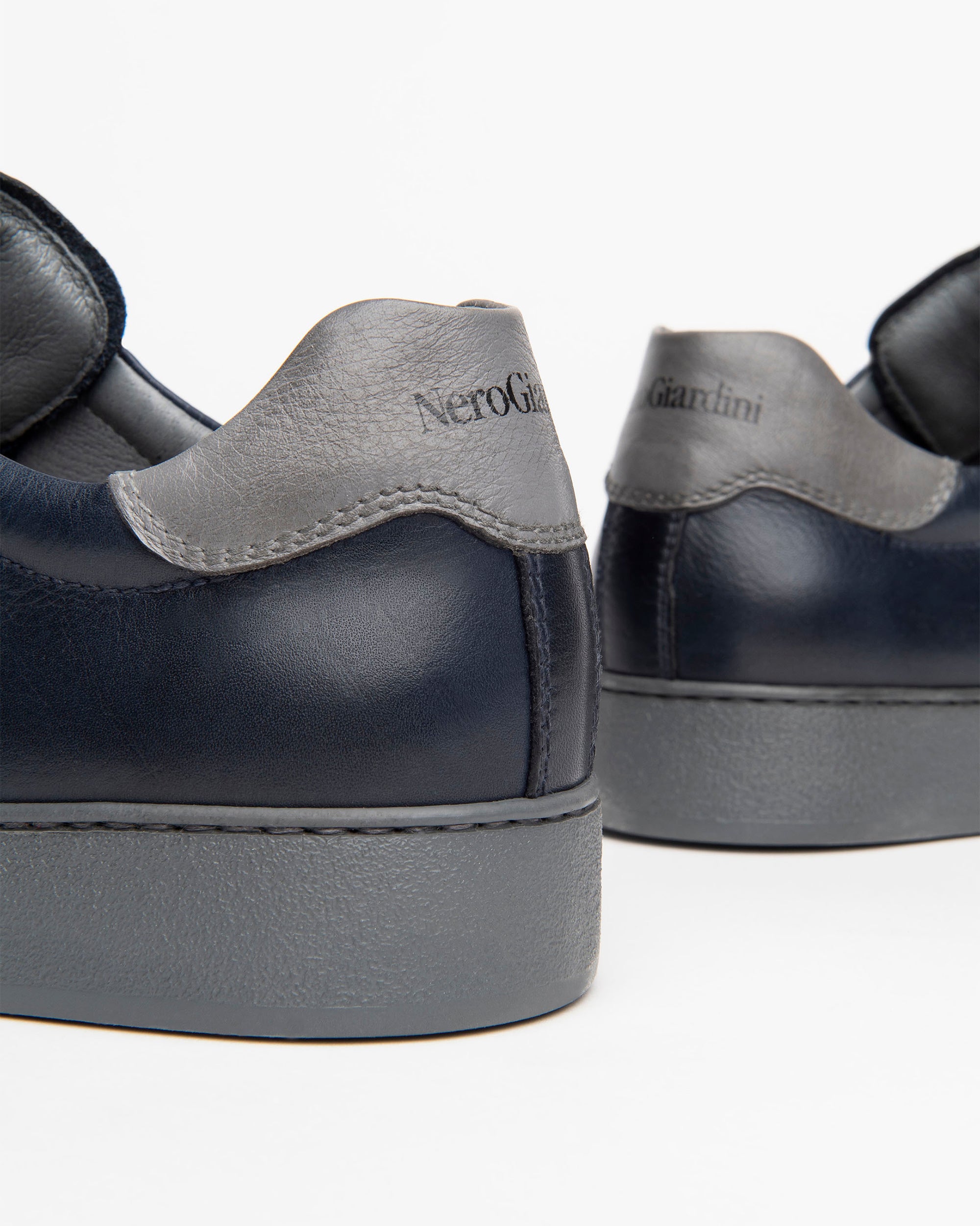Nero Giardini Sneakers baskets cuir homme noir 43