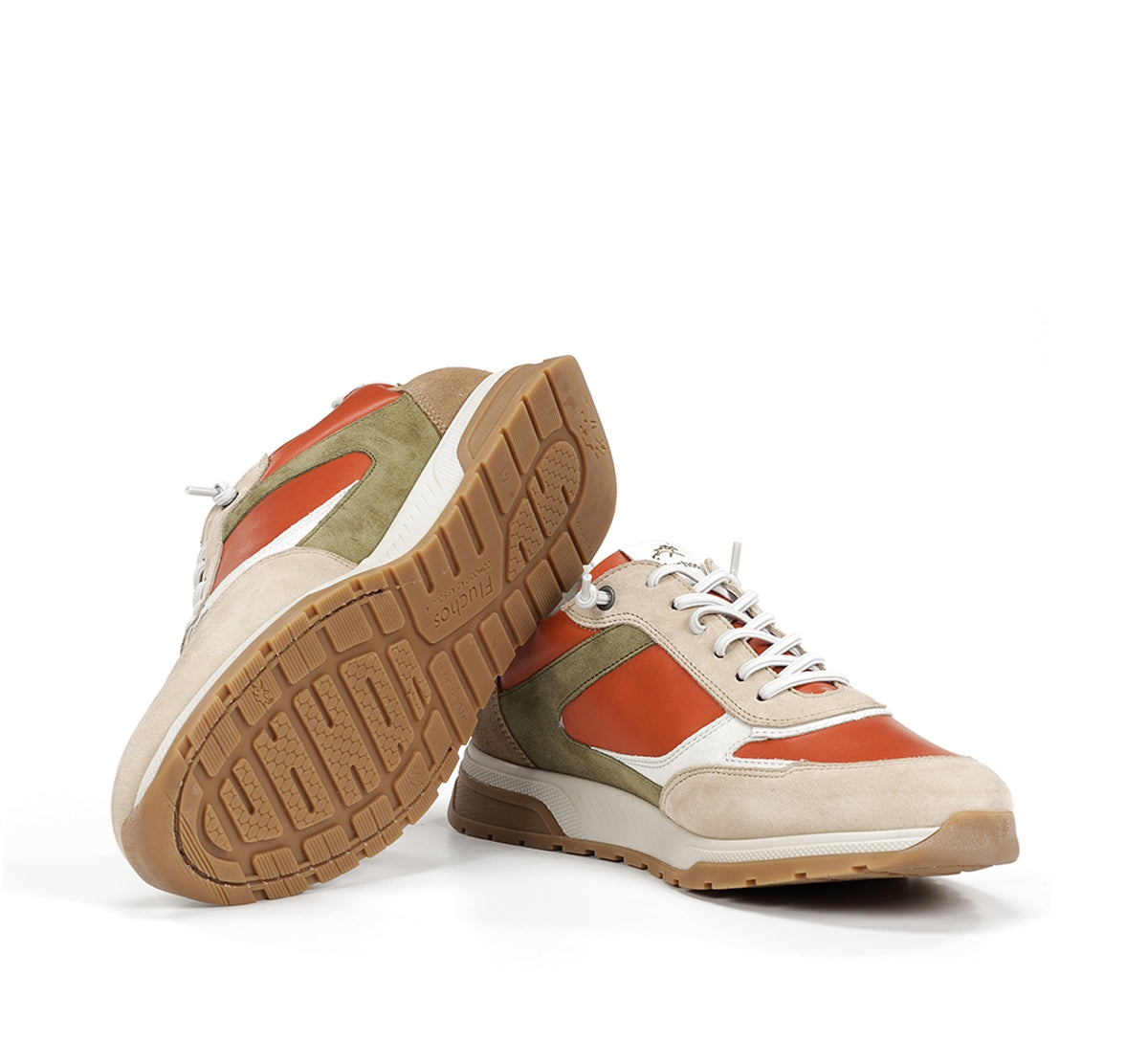 Fluchos Louis F2192 baskets orange homme cuir