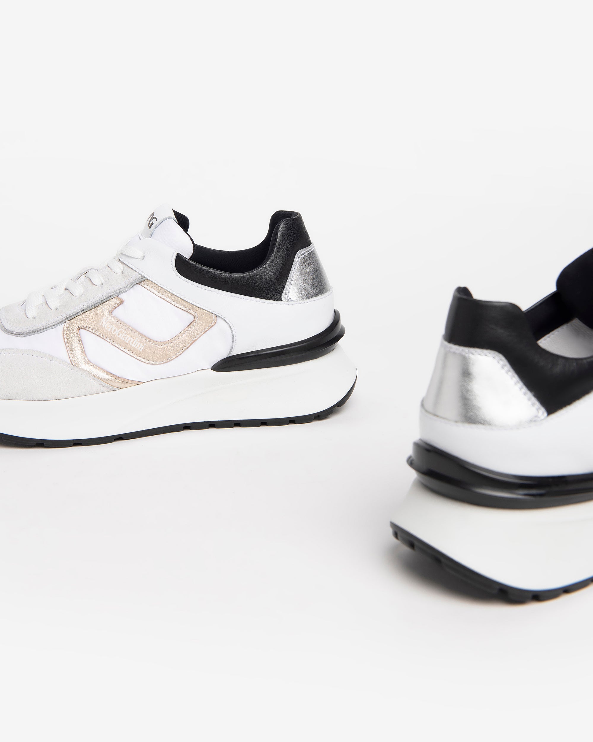 Nero Giardini Sneakers Baskets Cuir Femme 35-41