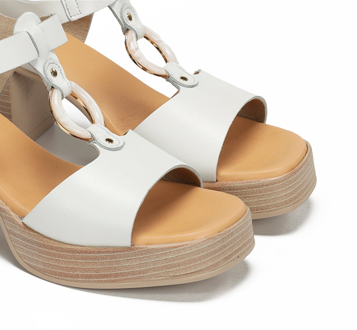 Dorking Diamond D9593 sandale femme blanche talon