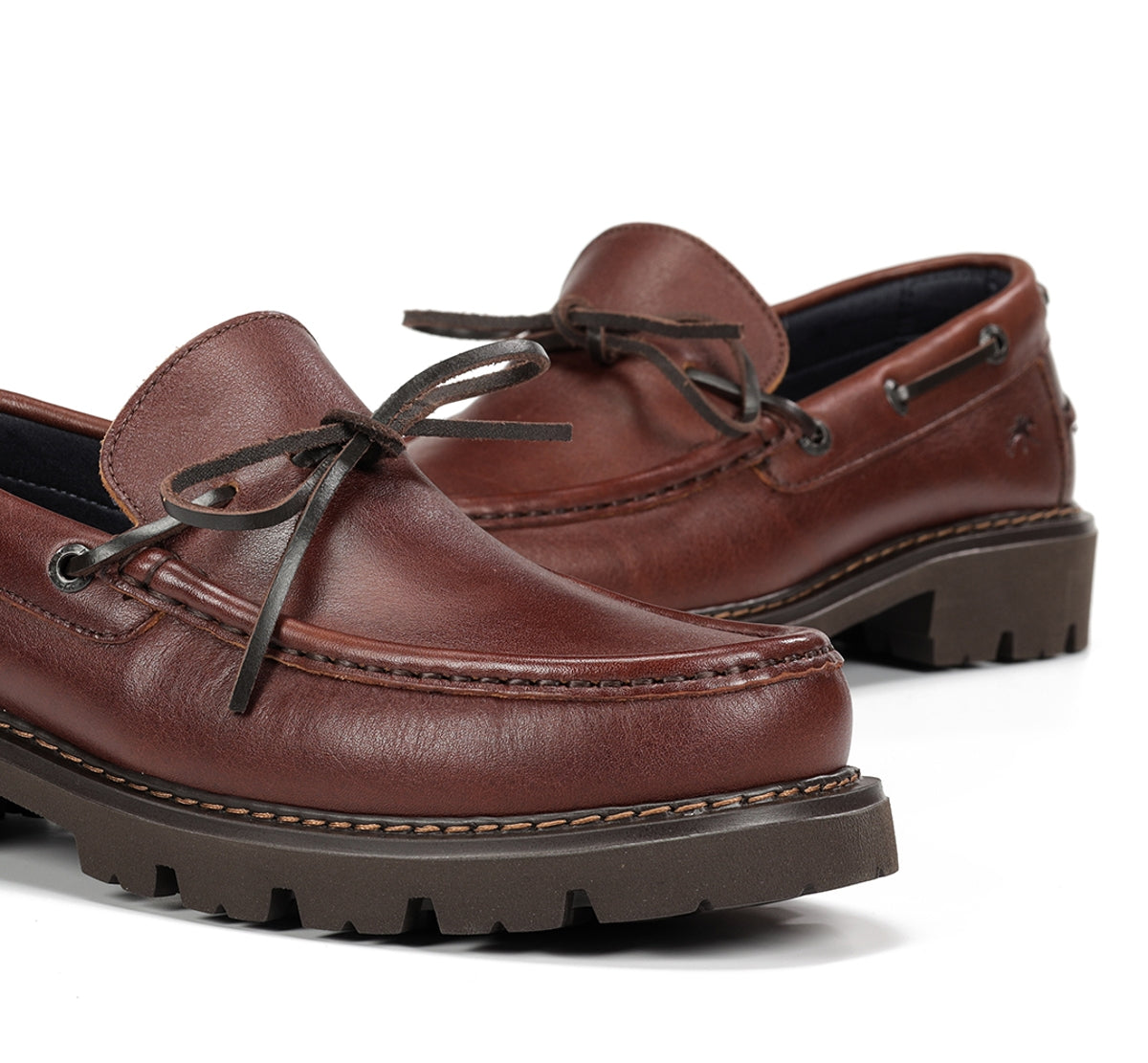 Fluchos Douglas F1322 chaussures bateau homme marron