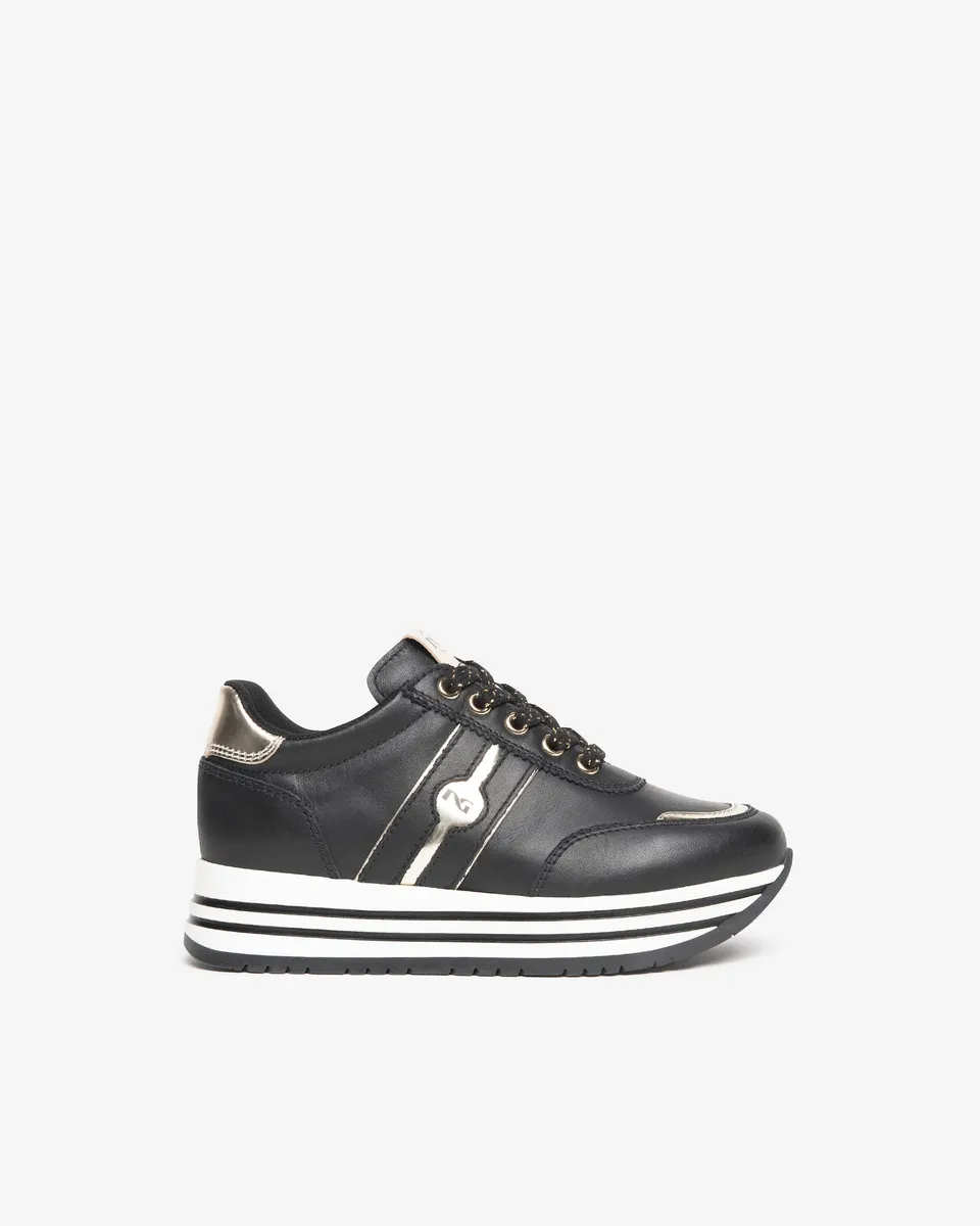 Nero Giardini Sneakers Basket Cuir Ado Automne-Hiver