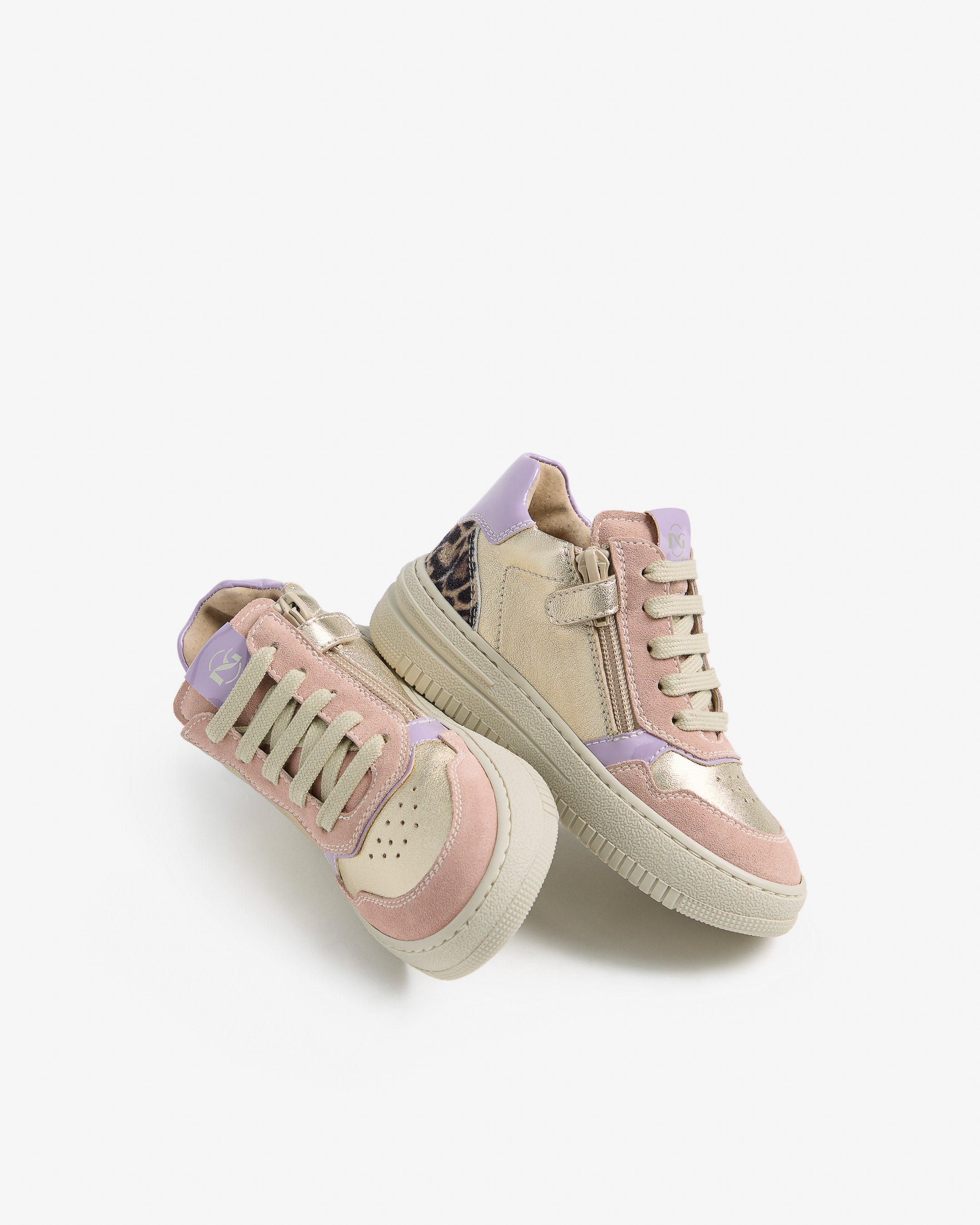 Nero Giardini Sneakers baskets fille junior cuir scratch
