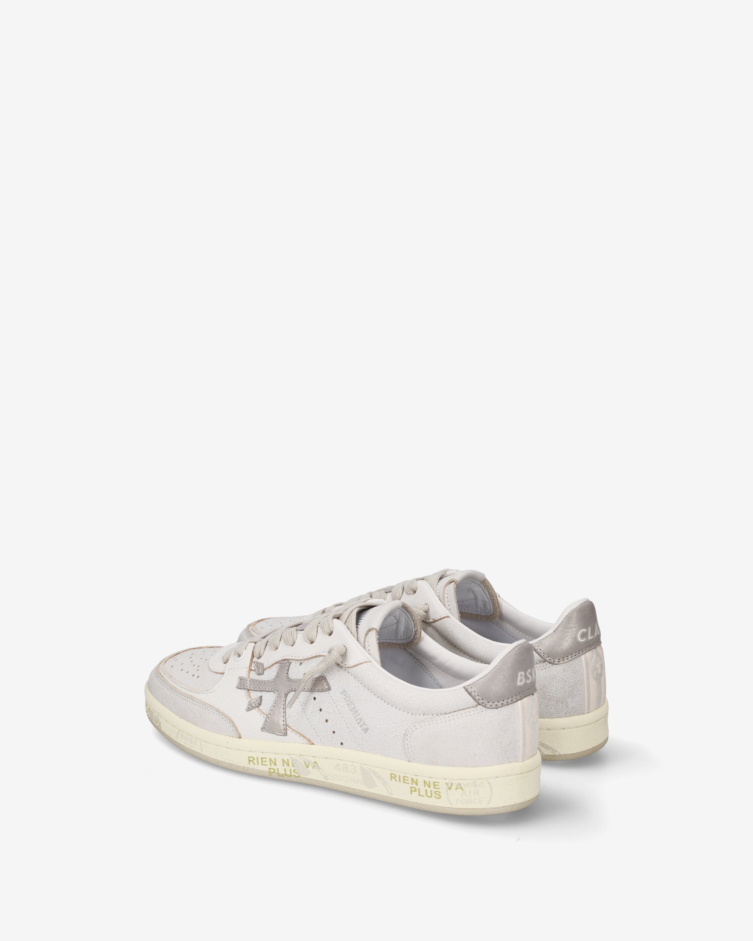 Premiata Bskt Clayd 8447 baskets femme blanc cuir