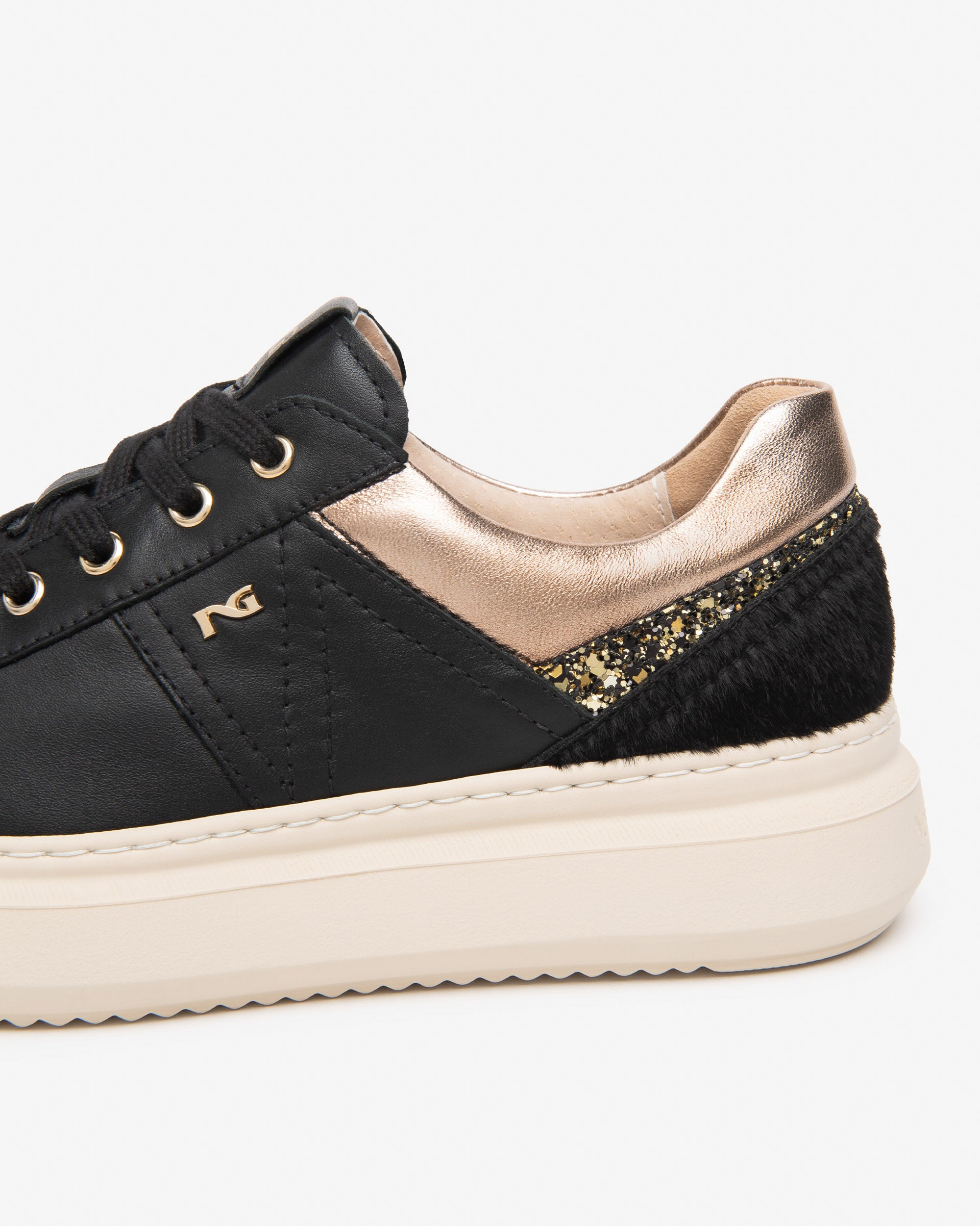 Nero Giardini Sneakers baskets plateforme cuir femme