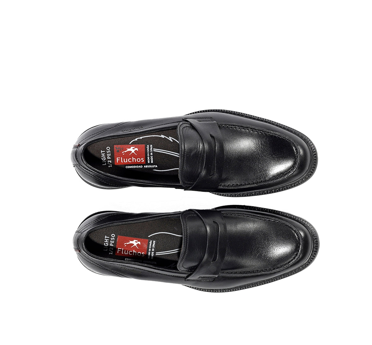 Fluchos Adrien F2496 Mocassin Noir Homme Cuir