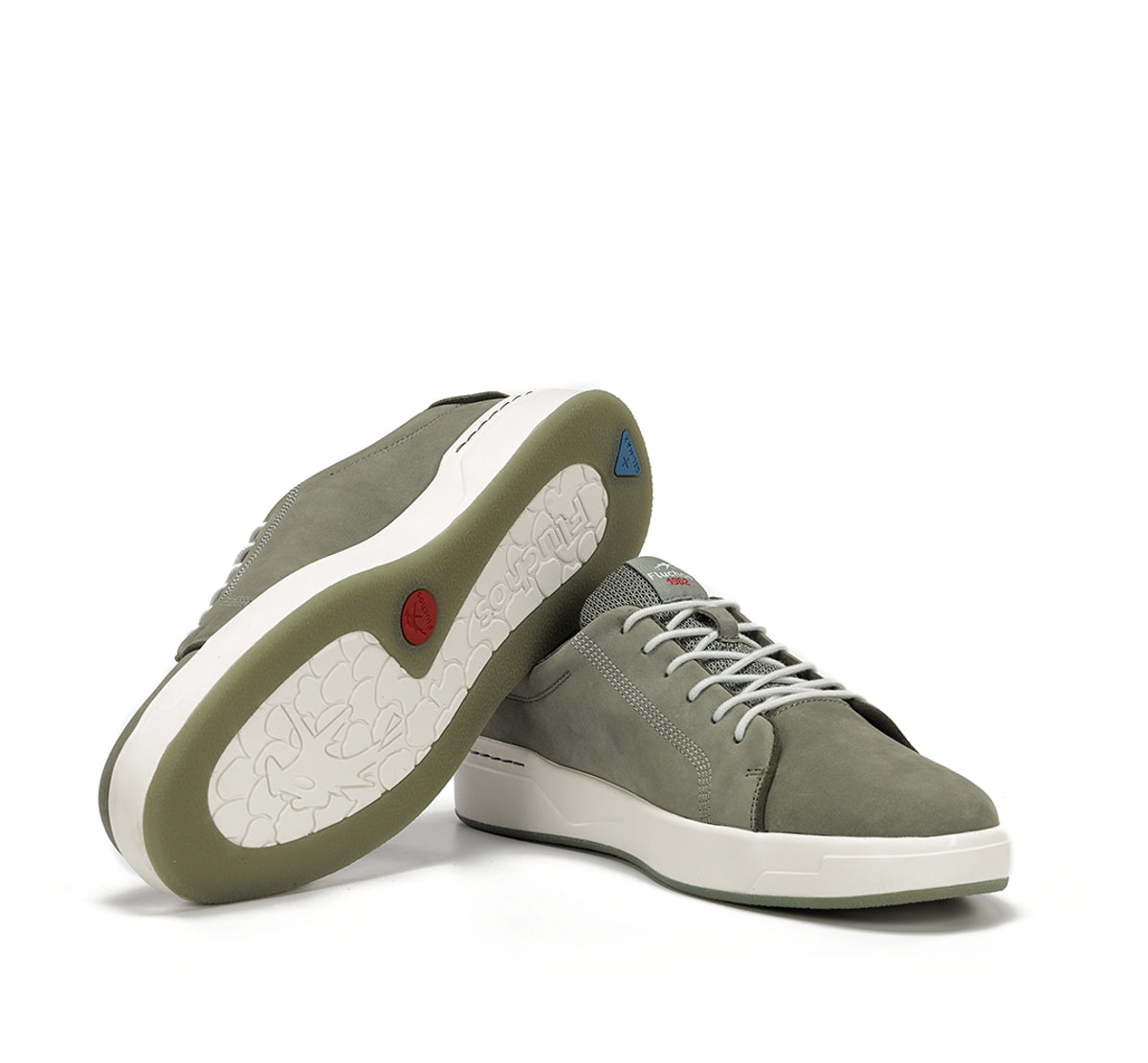 Fluchos Nadal F2377 baskets homme vertes à lacets