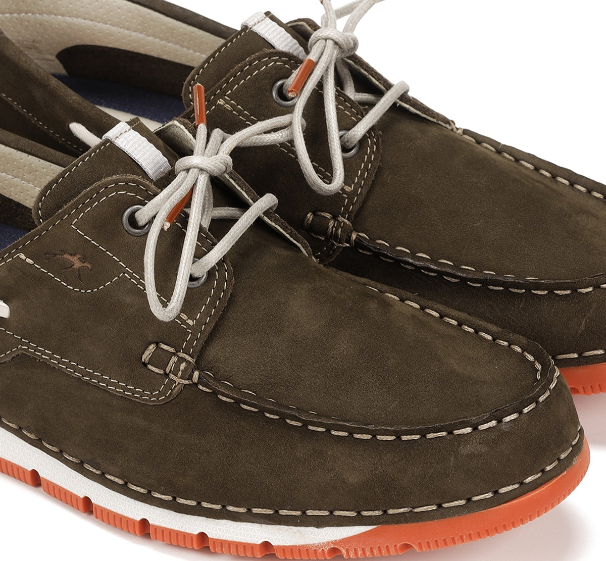 Fluchos Náuticos Andrey F1448 chaussures bateau vertes cuir
