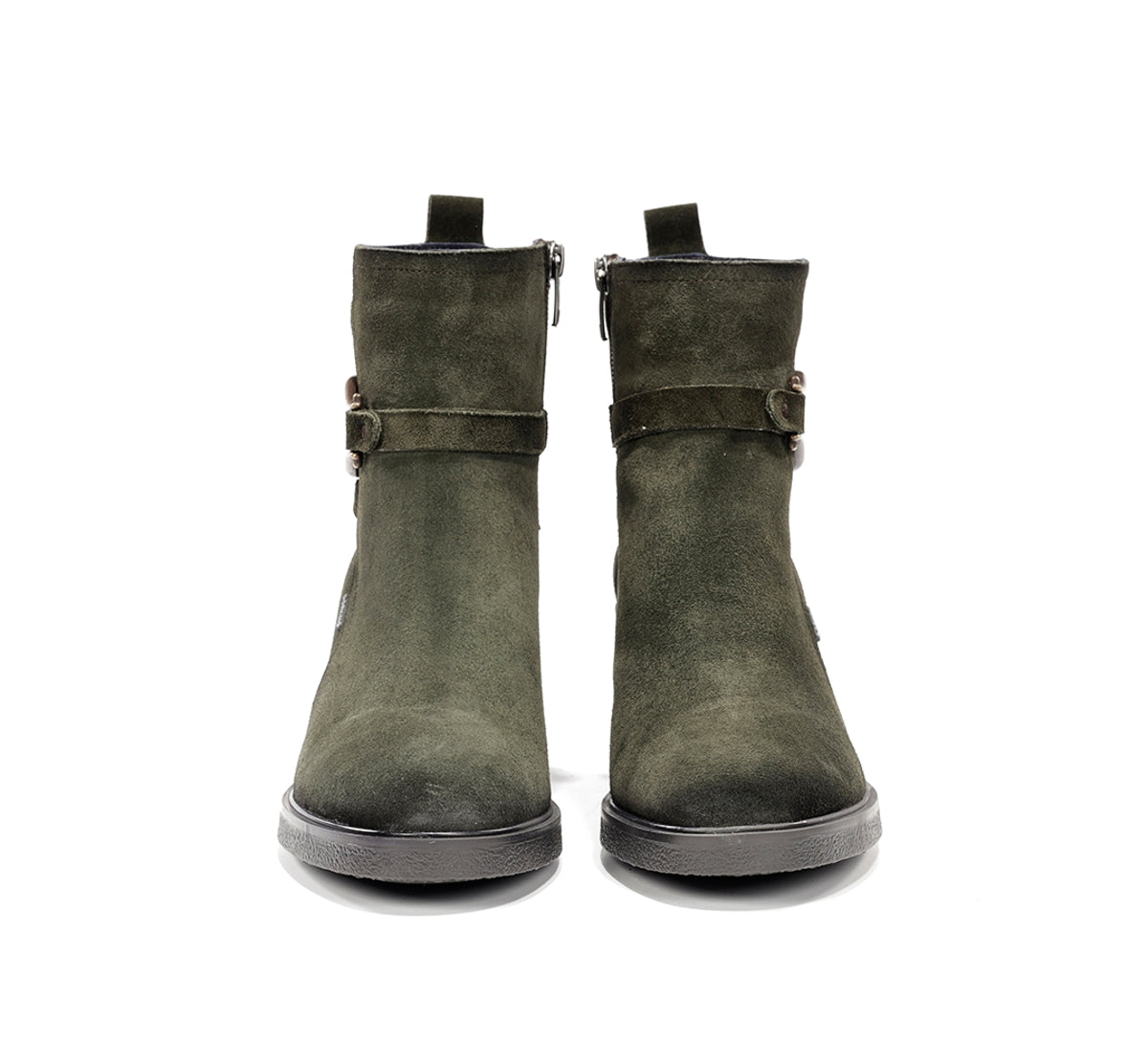 Dorking Aroma D9754 bottine vert femme cuir petit talon