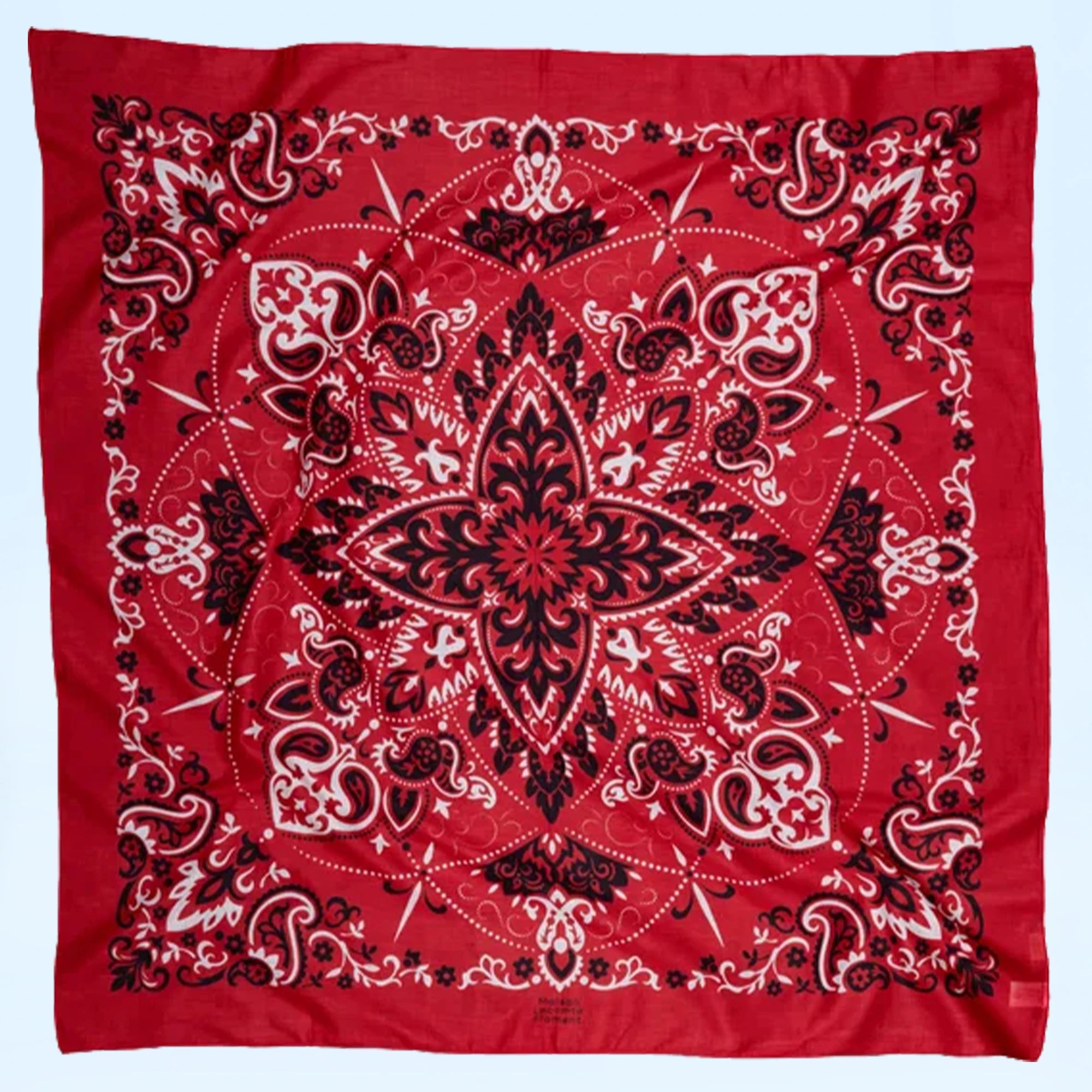 Lecomte Flament écharpe bandana coton 100x100cm