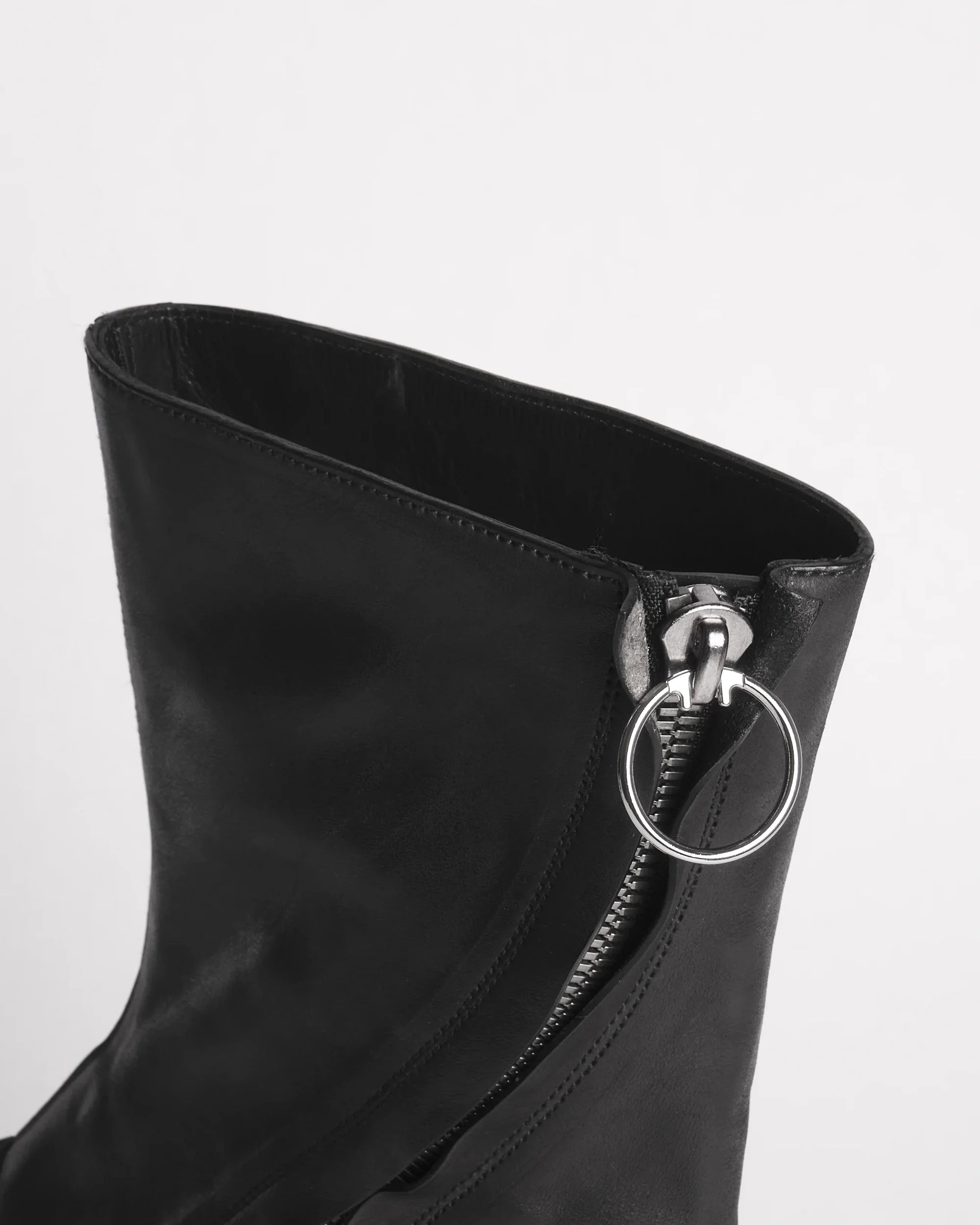 Premiata 014 boots cuir homme détails métal made in Italy