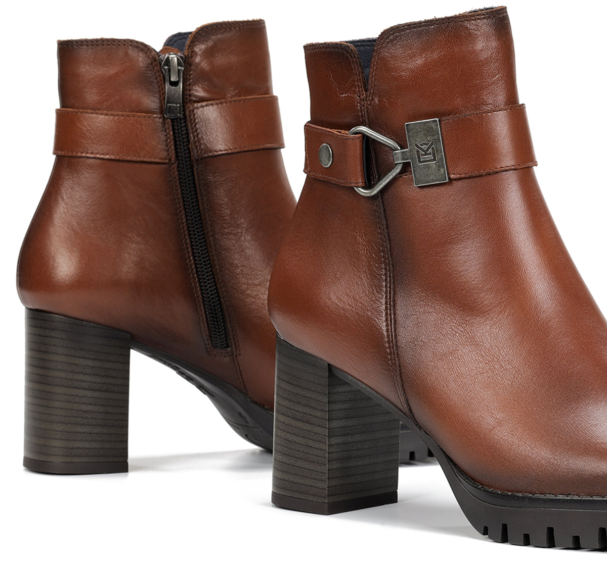 Dorking Evie D8961 bottines femme marron talon