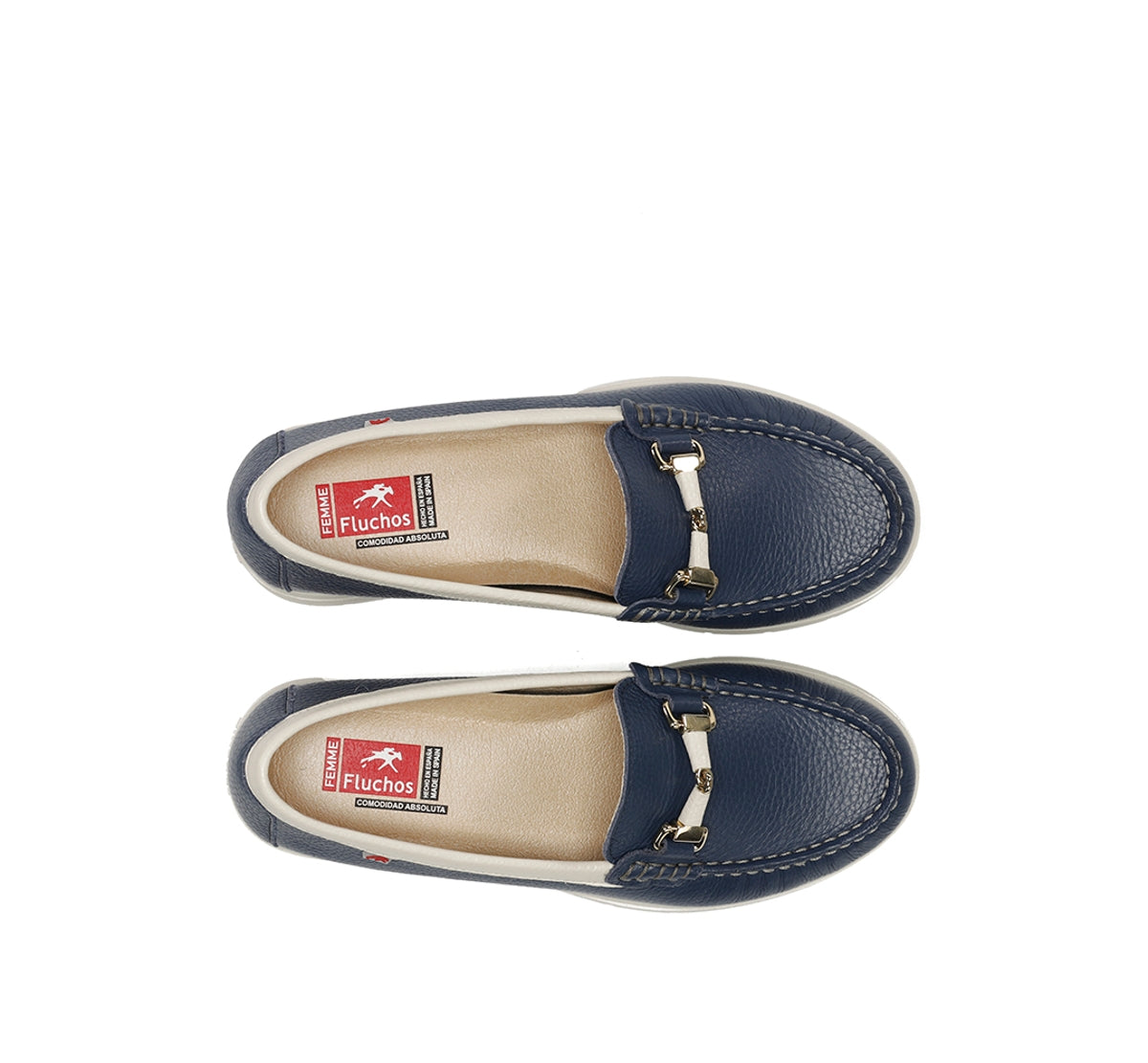 Fluchos Fluvia F2421 mocassins femme bleu