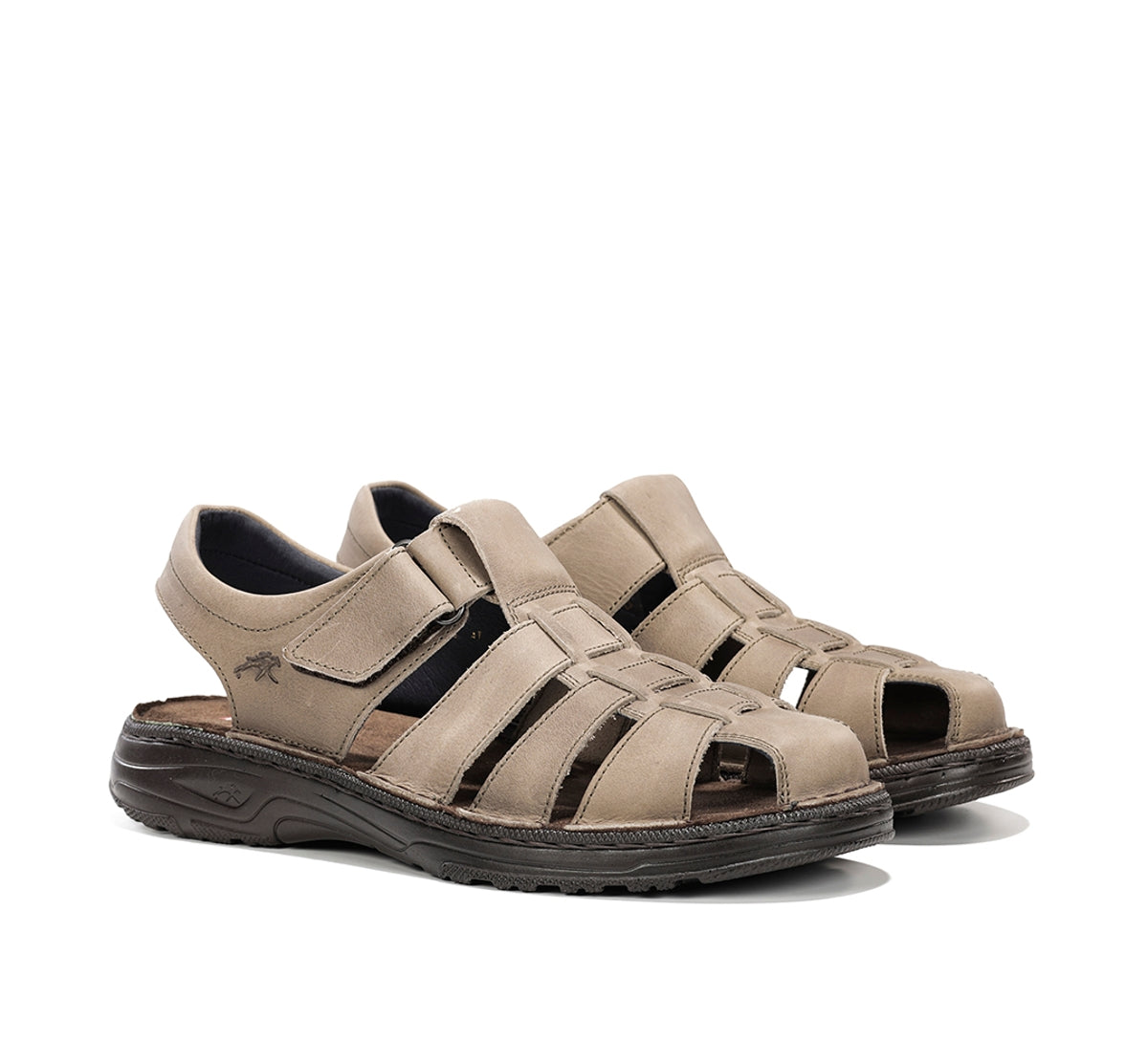 Fluchos Azores F2198 sandales taupe homme velcro