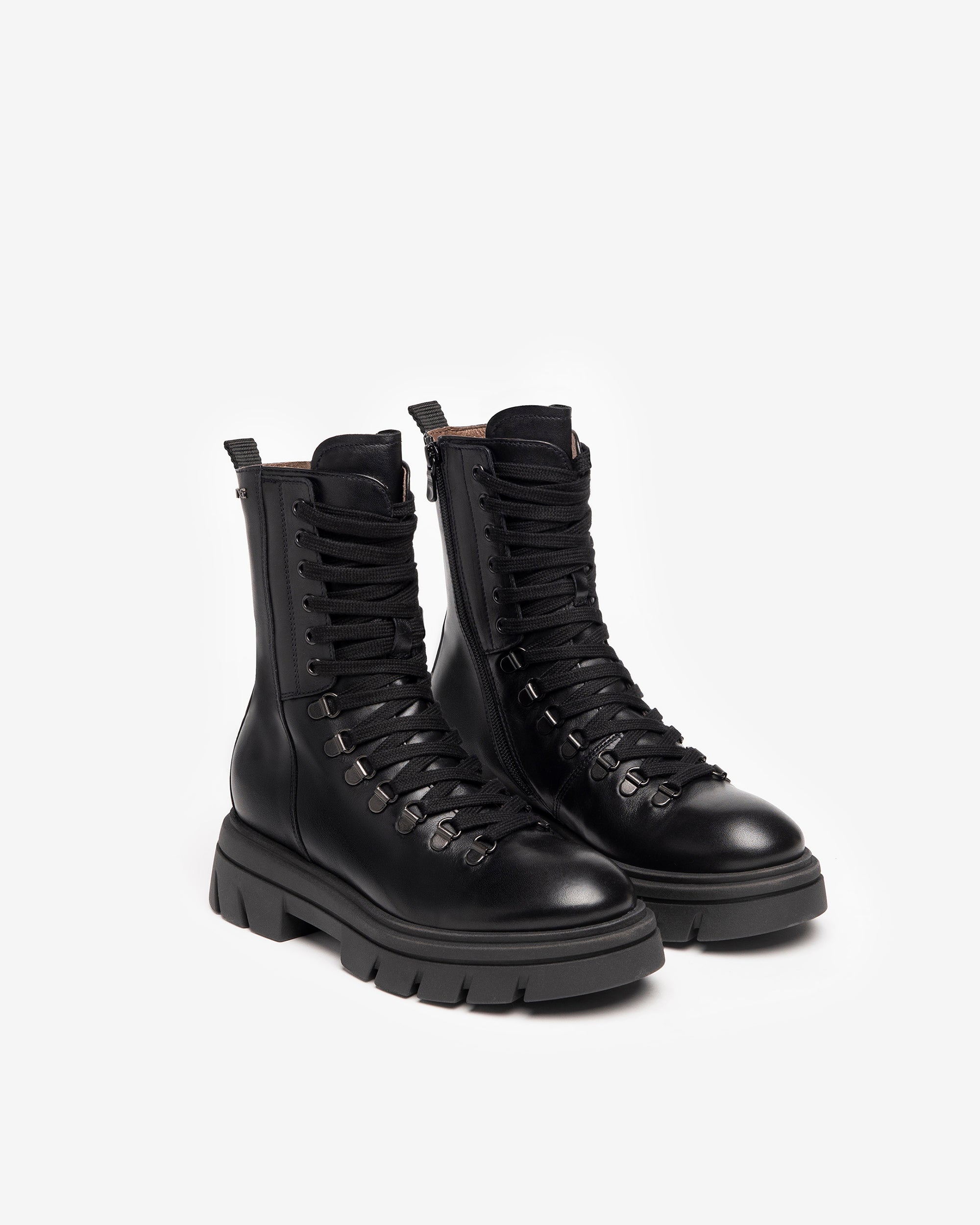 Nero Giardini Combat Boots bottines cuir femme