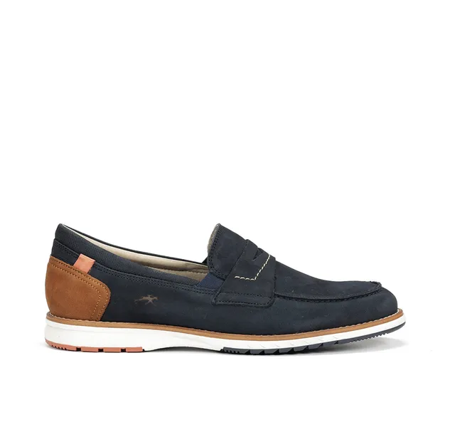 Fluchos Taylor F1980 mocassins bleus homme cuir