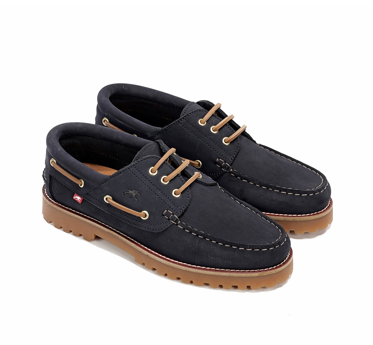 Fluchos Scott F0054 chaussures bateau homme bleu