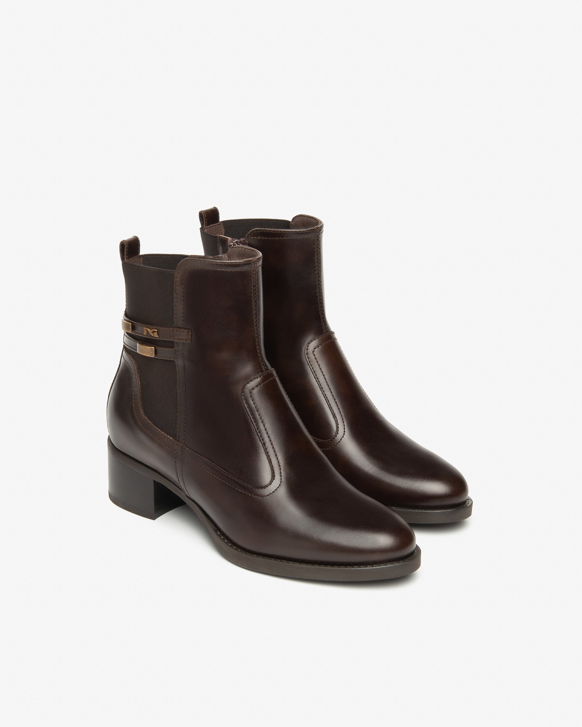 Nero Giardini Ankle Boots bottines cuir talon 40 mm