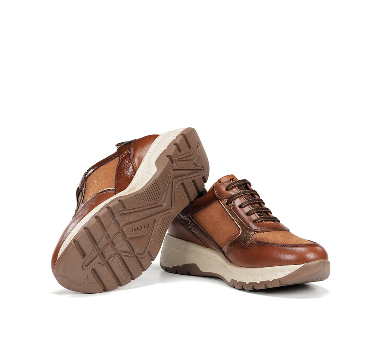 Fluchos Nexus F2308 baskets femme marron cuir