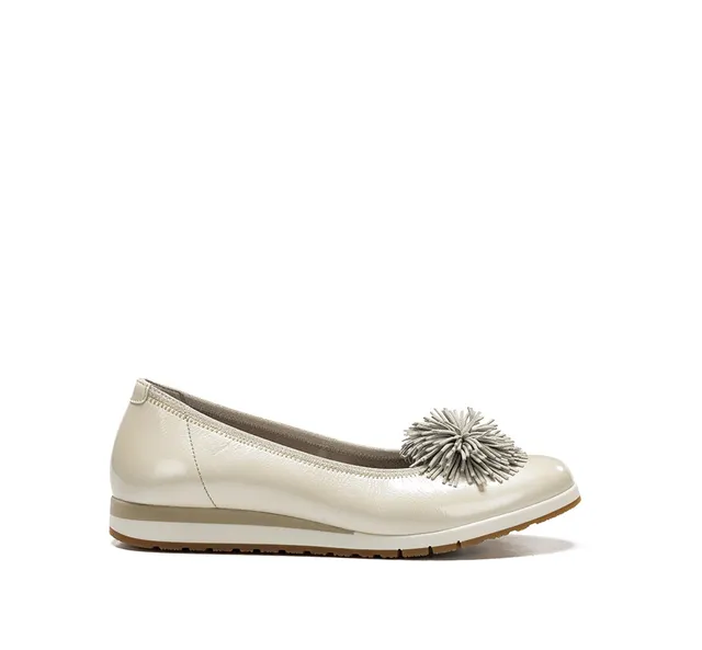 Dorking Swim D9714 ballerine femme blanche cuir