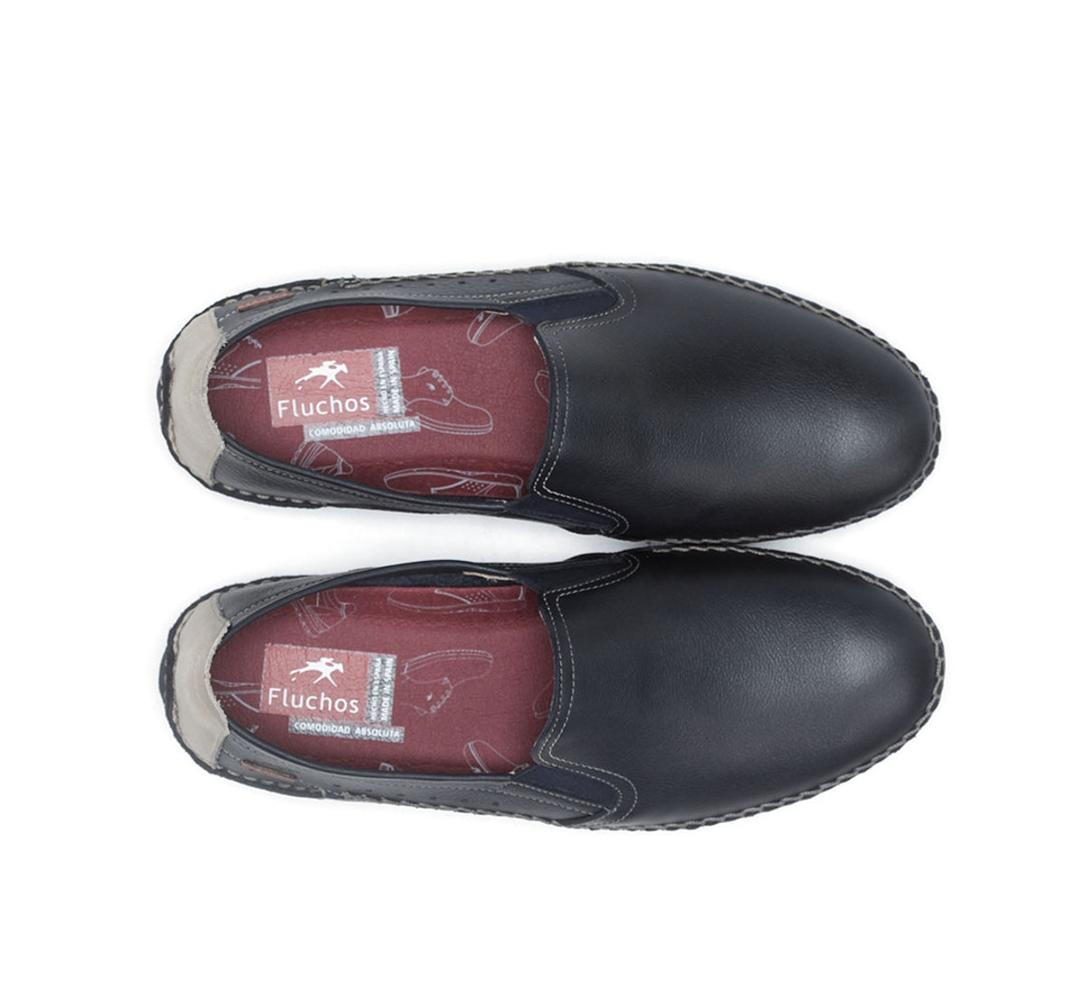 Fluchos Slip On Dorian F1174 Mocassin Homme Bleu