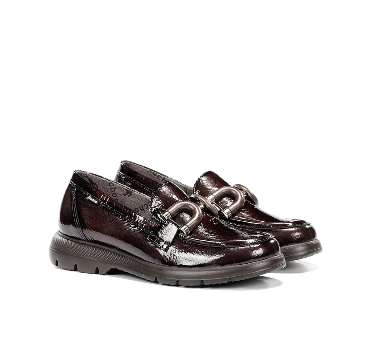 Fluchos Gladis F2514 mocassin marron femme cuir