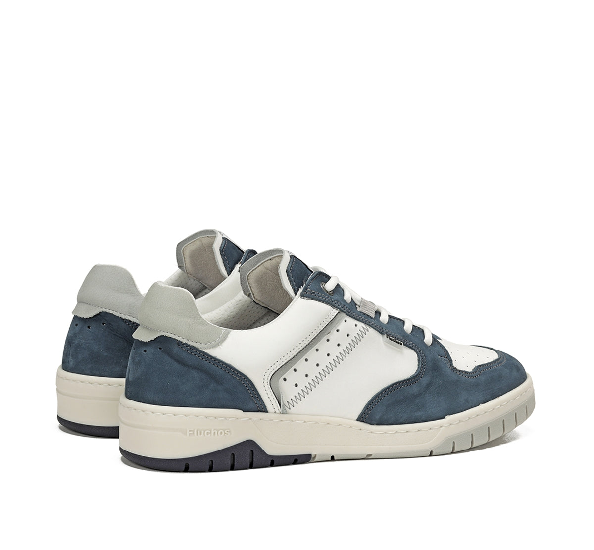 Fluchos Roger F1954 baskets homme bleu cuir