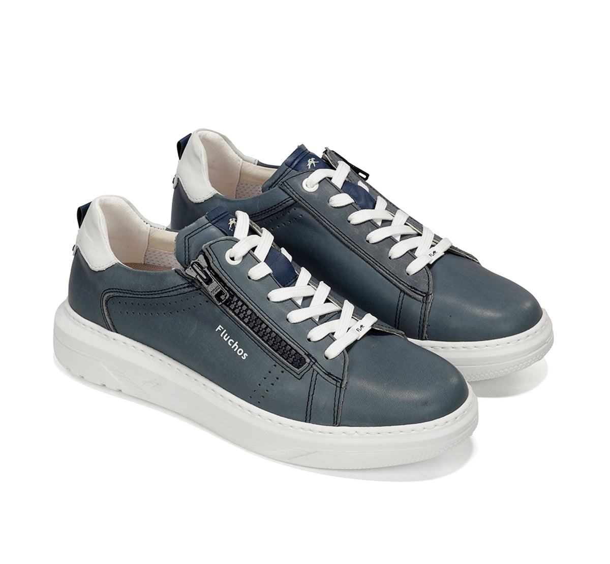Fluchos Boston F1969 baskets homme bleu confort léger