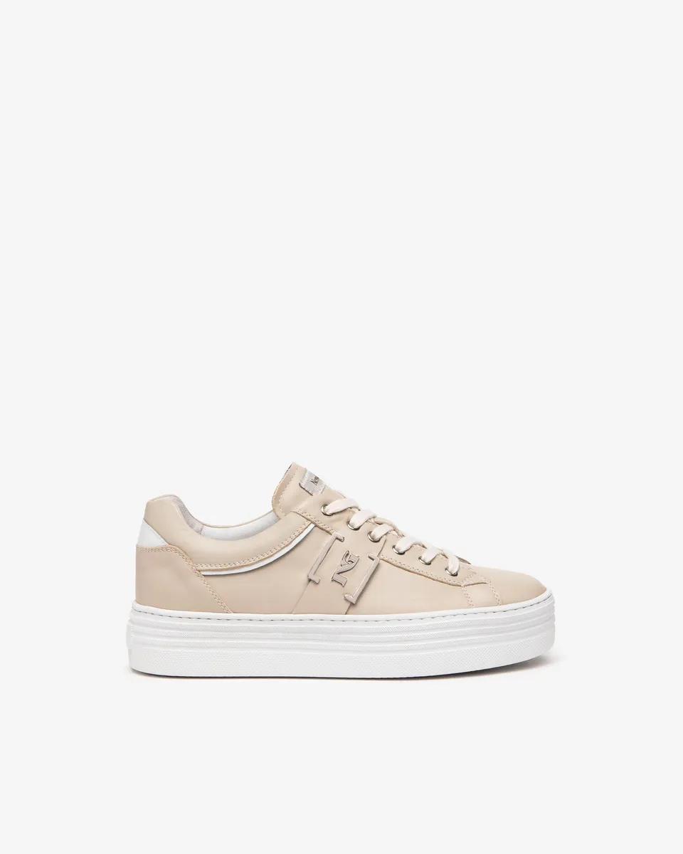 Nero Giardini Sneakers basket cuir femme 38 cuir