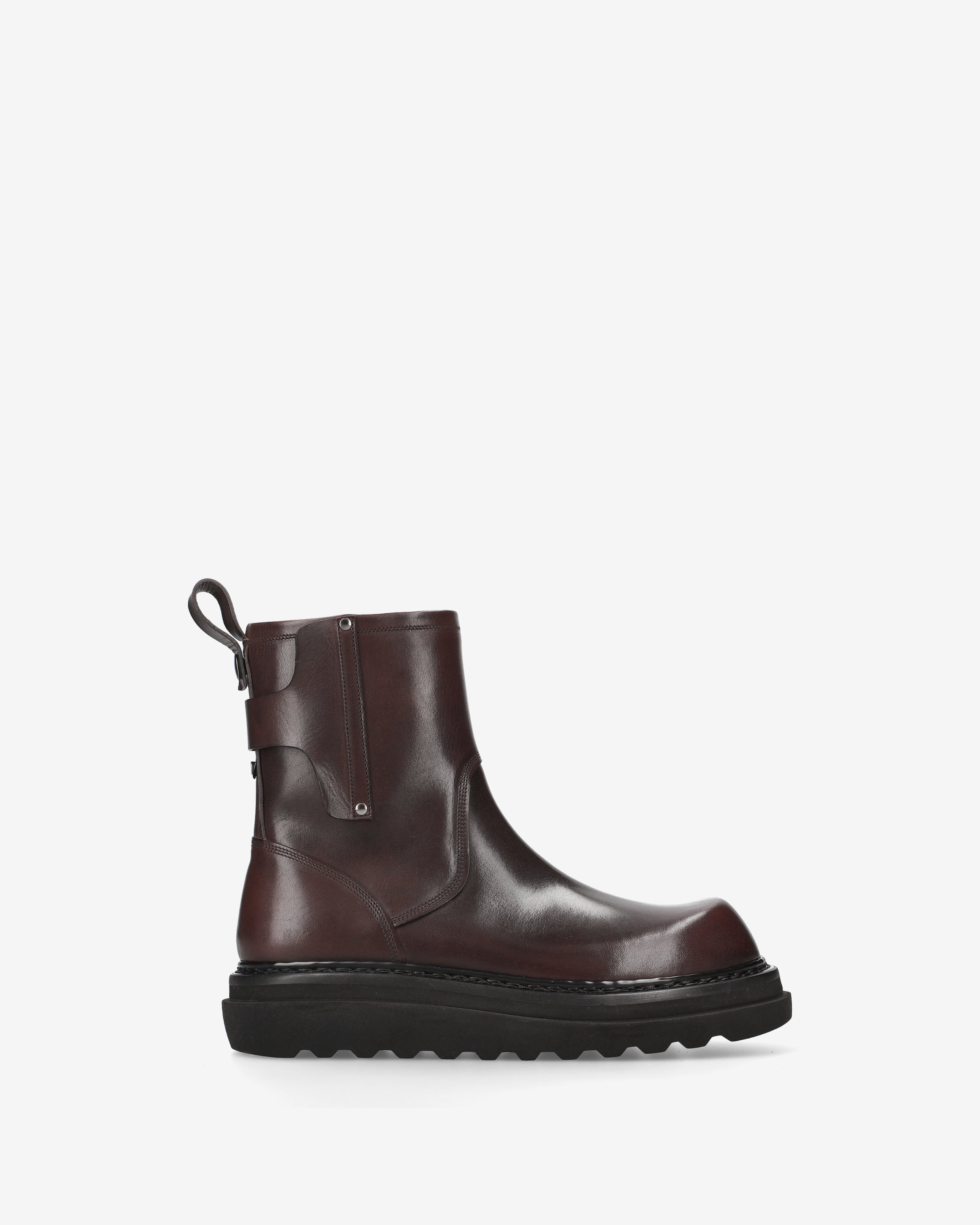 Premiata Boots Bottines Cuir Marron Homme Pointure 5 Zip