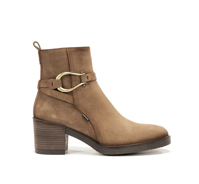 Dorking by Fluchos Aroma D9754 Bottine Taupe Femme Cuir