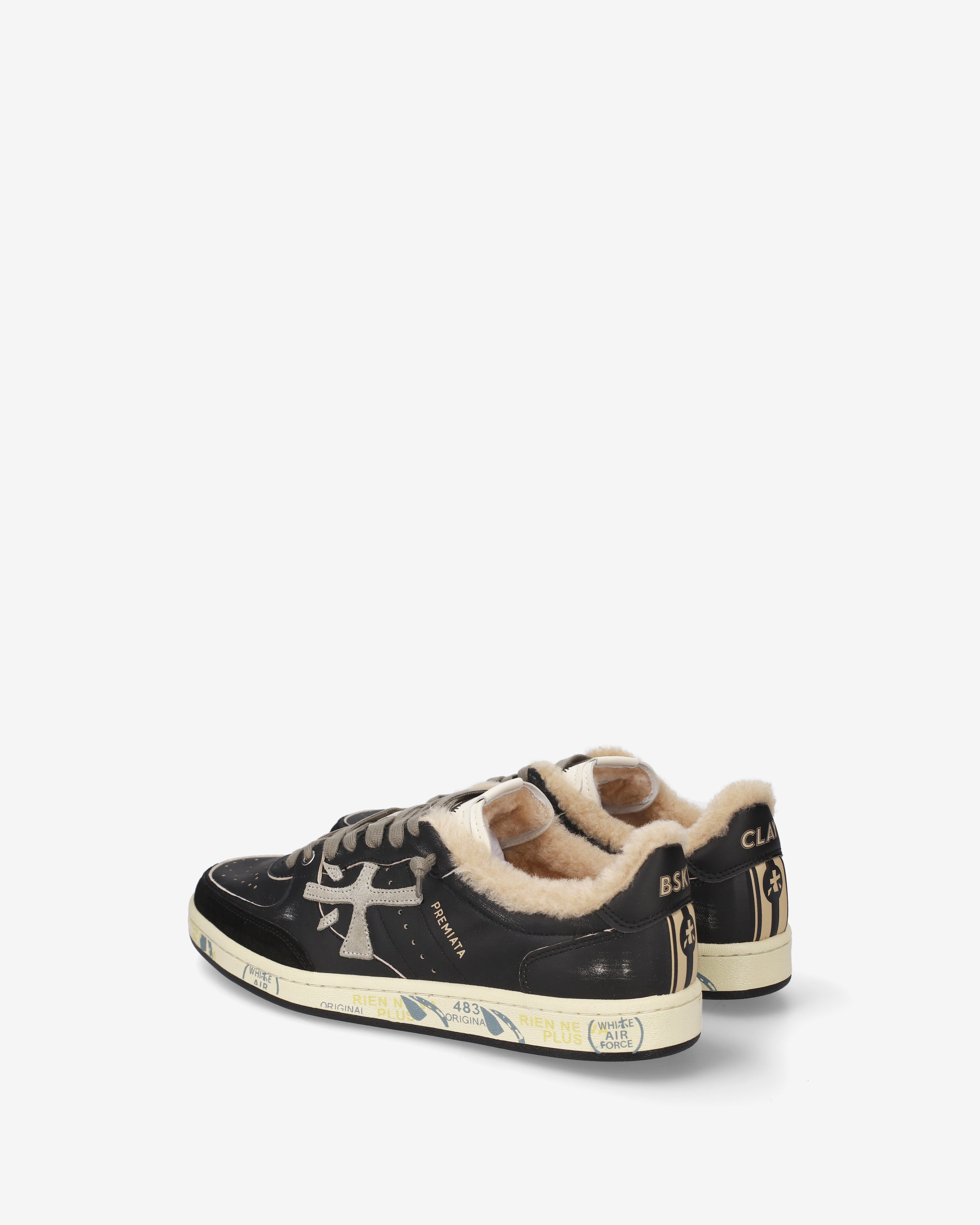 Premiata Bskt Clay 6909M sneakers noir fourrée