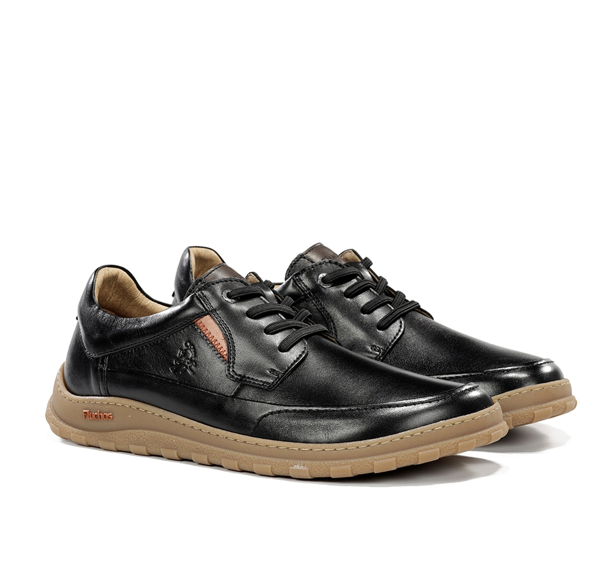 Fluchos Jerry F2504 chaussure homme noire confort large