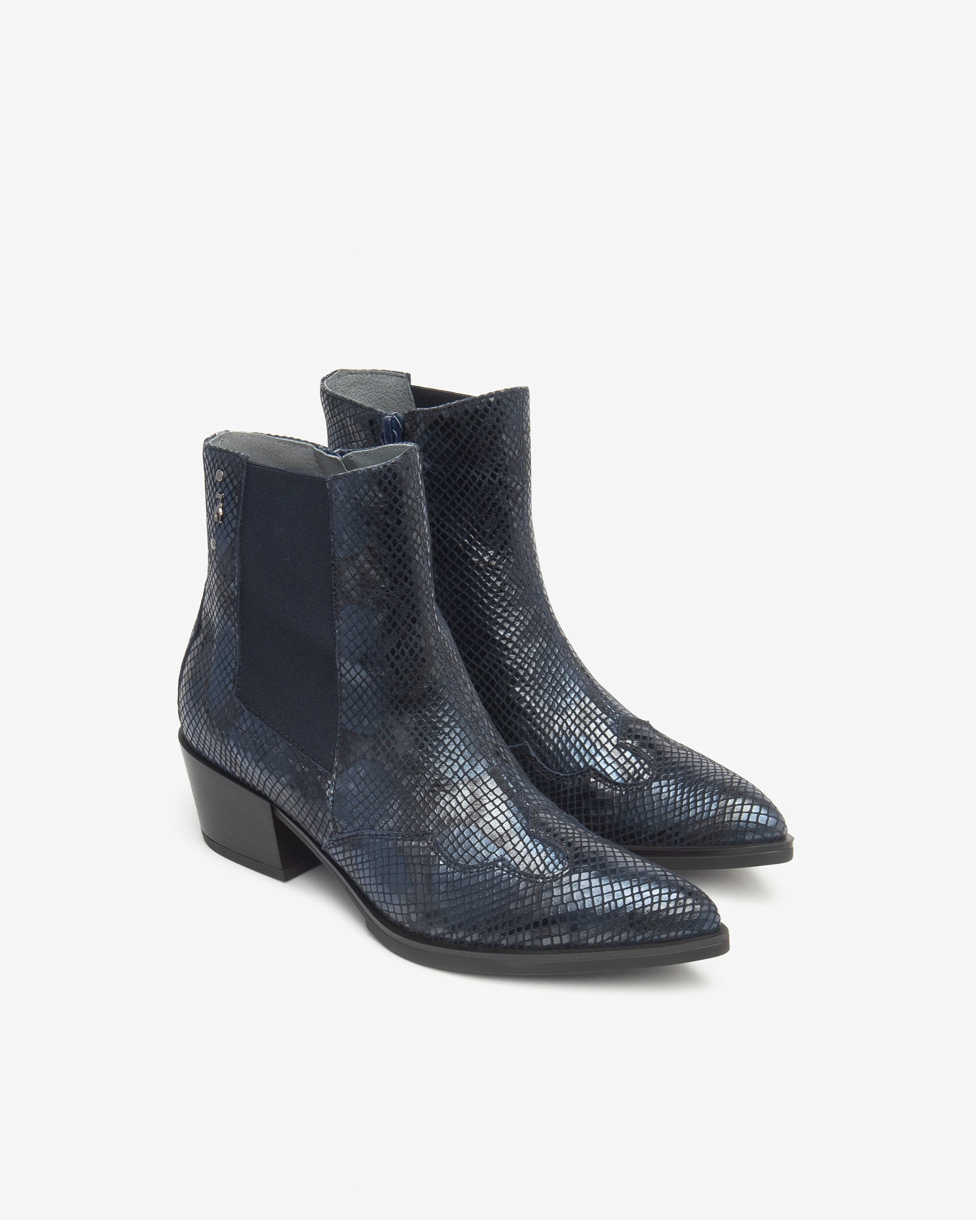 Nero Giardini Chelsea Boots cuir femme zip talon 50