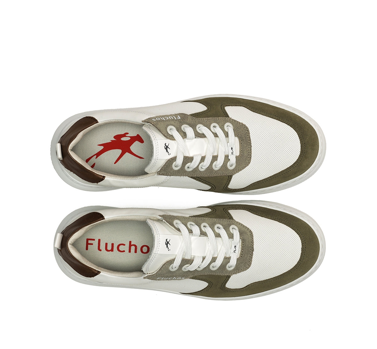 Fluchos Deportivos Boston F1970 baskets homme vertes