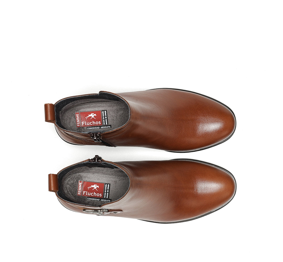 Fluchos Nydia F1798 bottine marron habillée femme