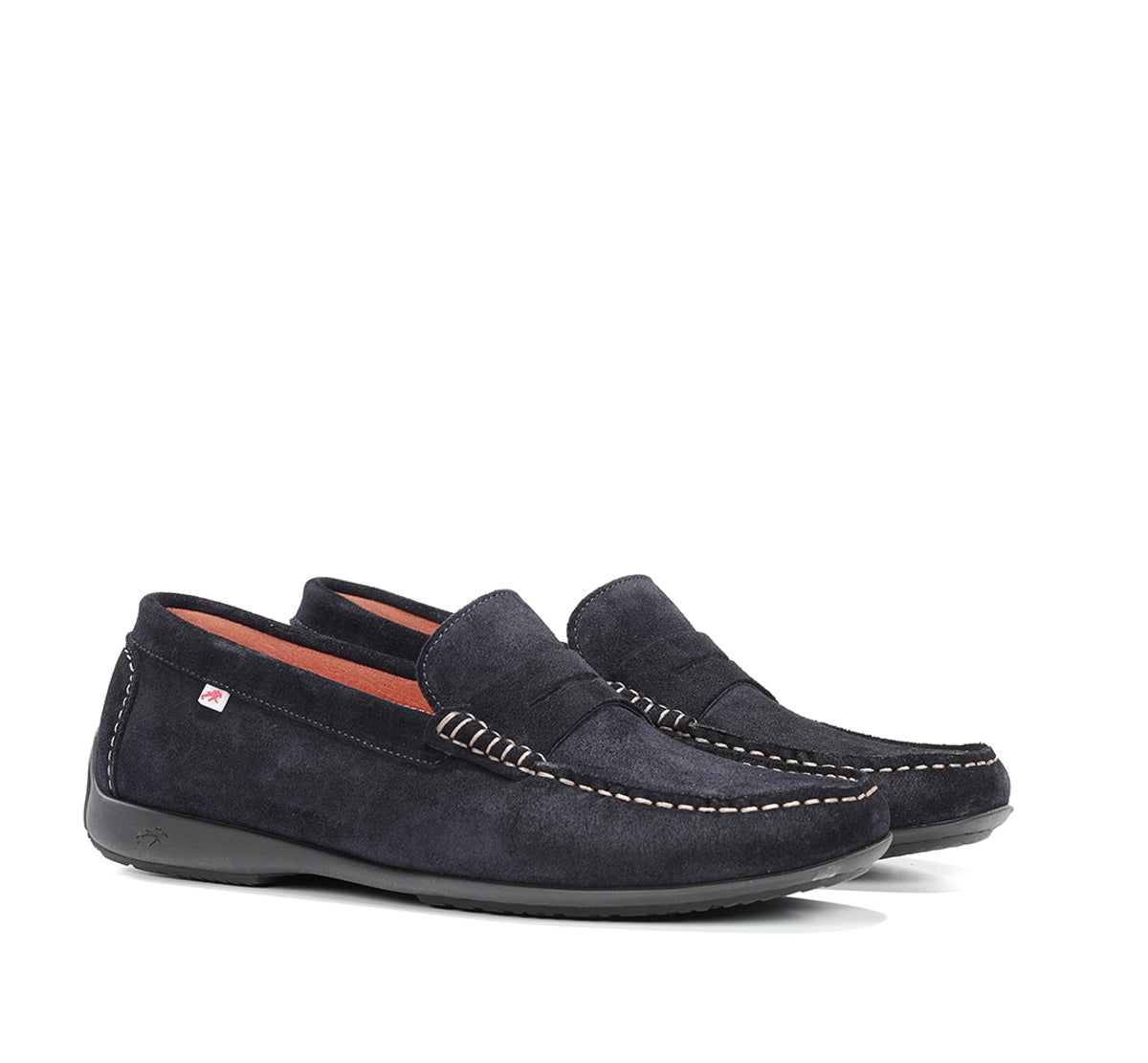 Fluchos Samoa F2207 mocassin homme bleu souple