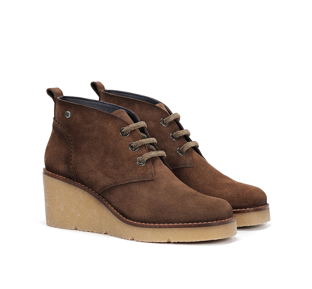 Dorking Lalie D9357 chaussure femme marron compensée