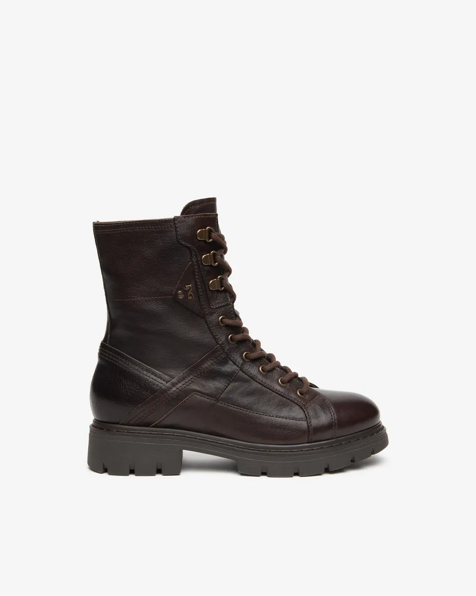 Nero Giardini Combat Boots rangers cuir femme