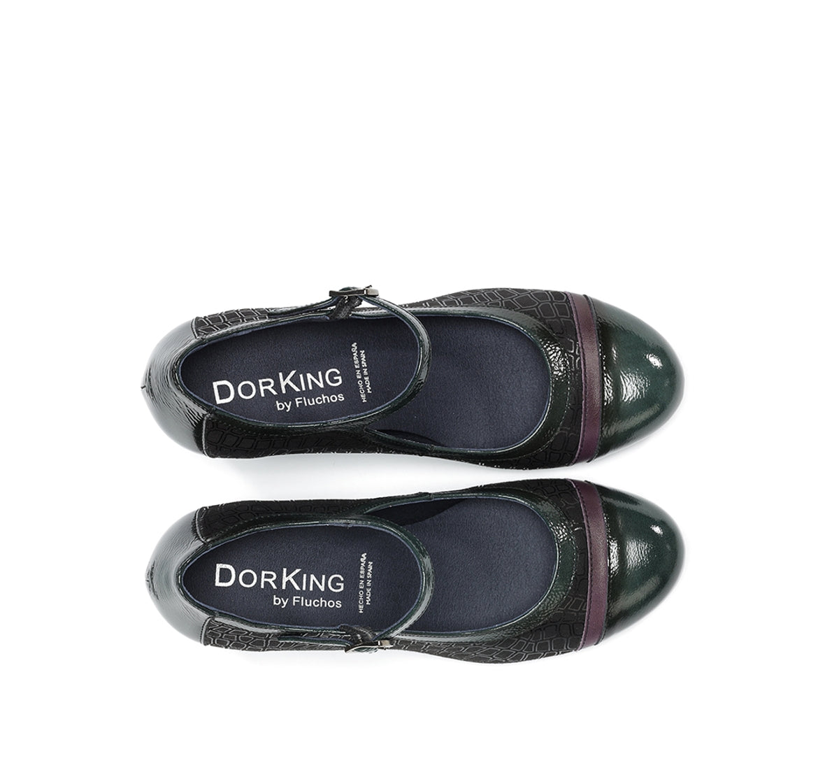 Dorking Rodin D8669 chaussures femme noir confort