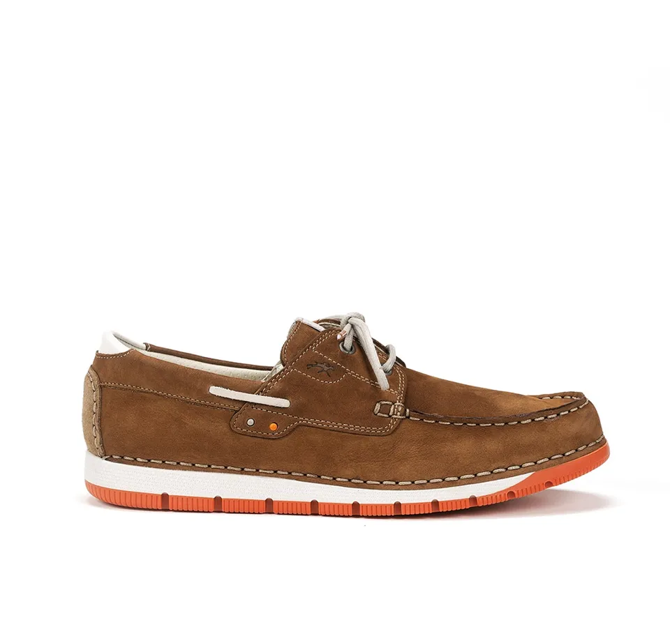 Fluchos Andrey F1448 bateau marron homme cuir