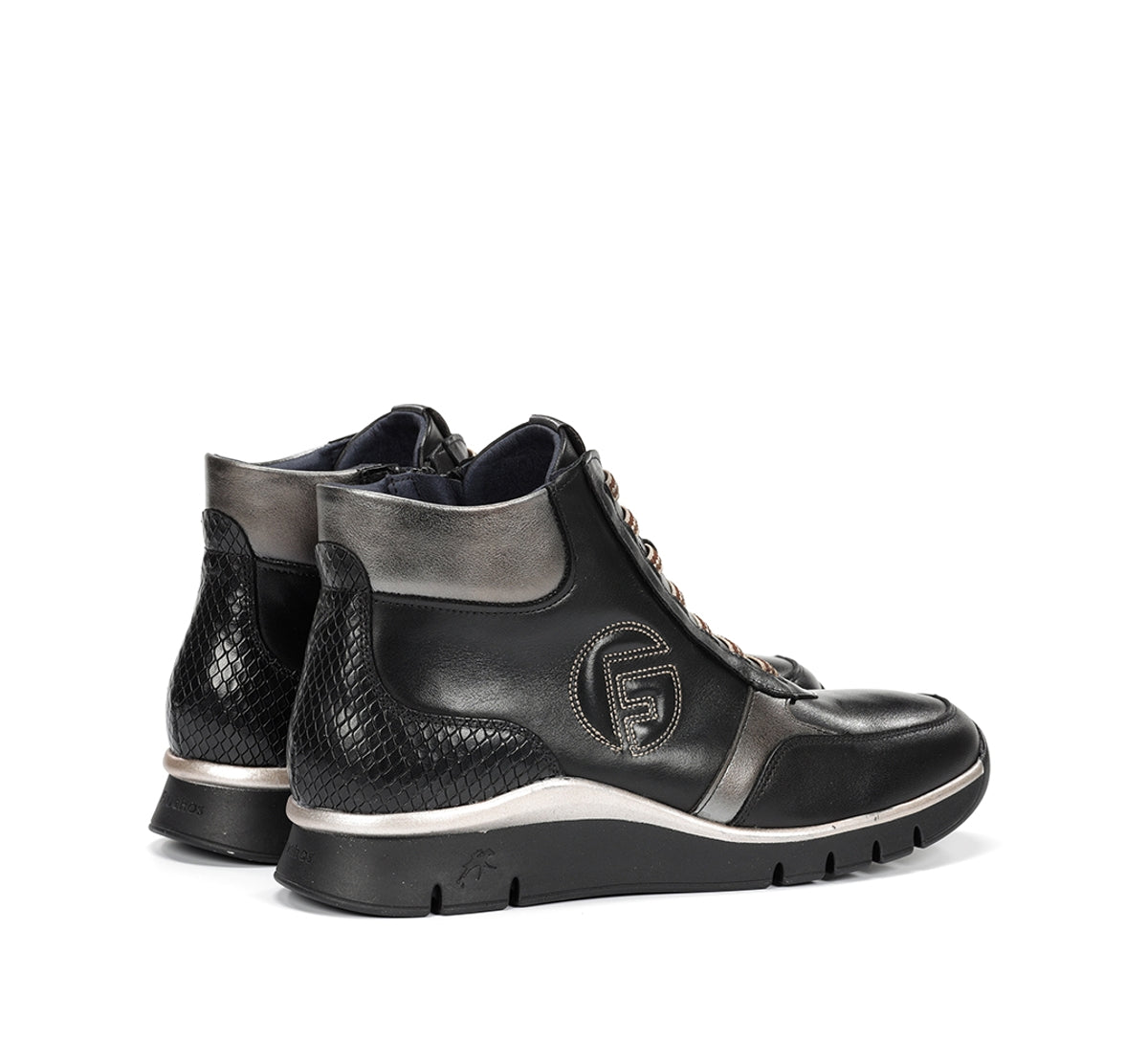 Fluchos Union F2077 bottines noires femme cuir